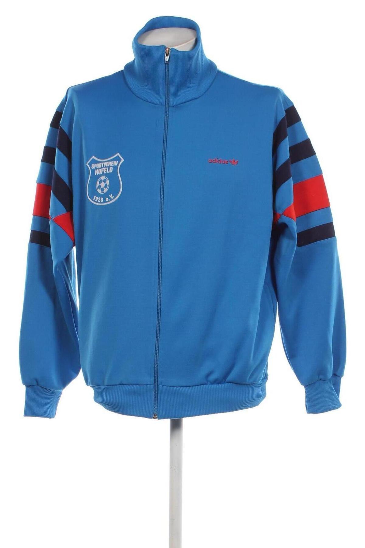 Herren Sportoberteil Adidas Originals, Größe M, Farbe Blau, Preis 31,73 €