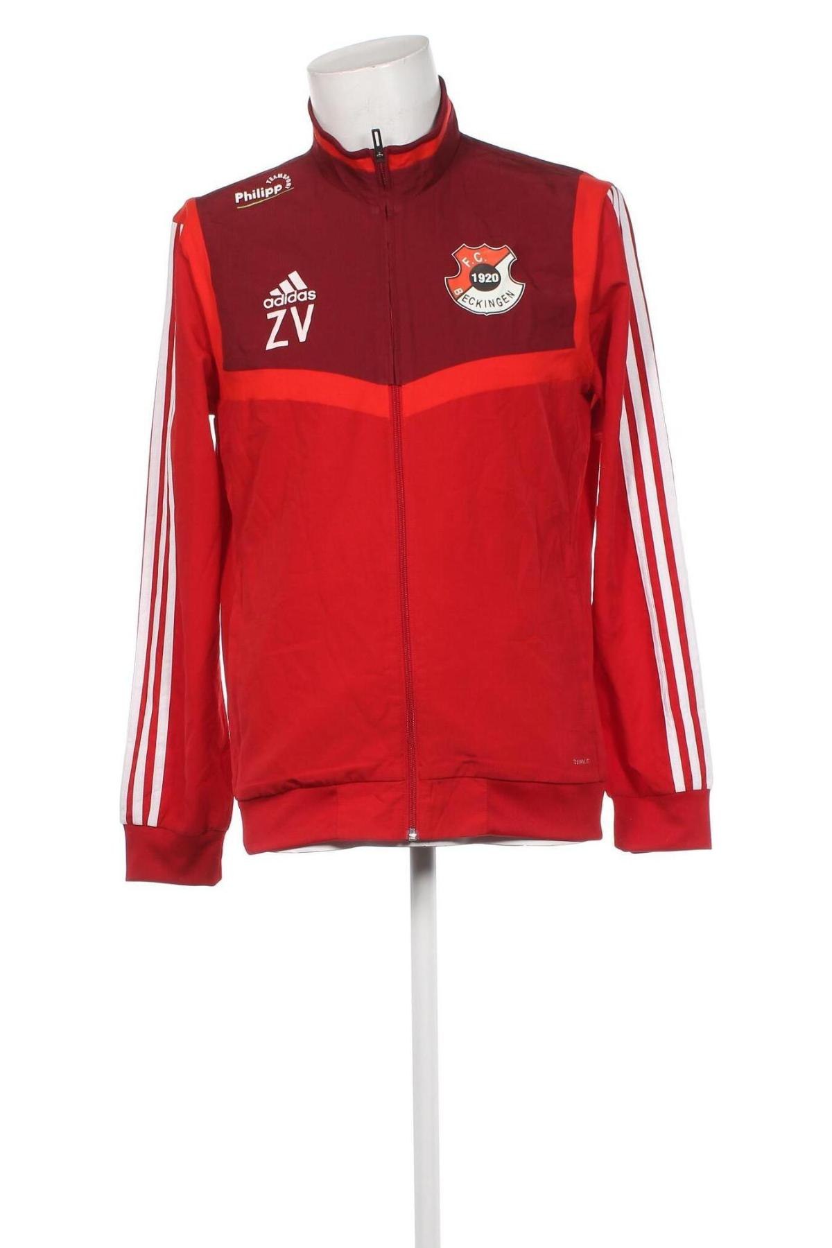 Herren Sportjacke Adidas, Größe M, Farbe Rot, Preis € 18,37