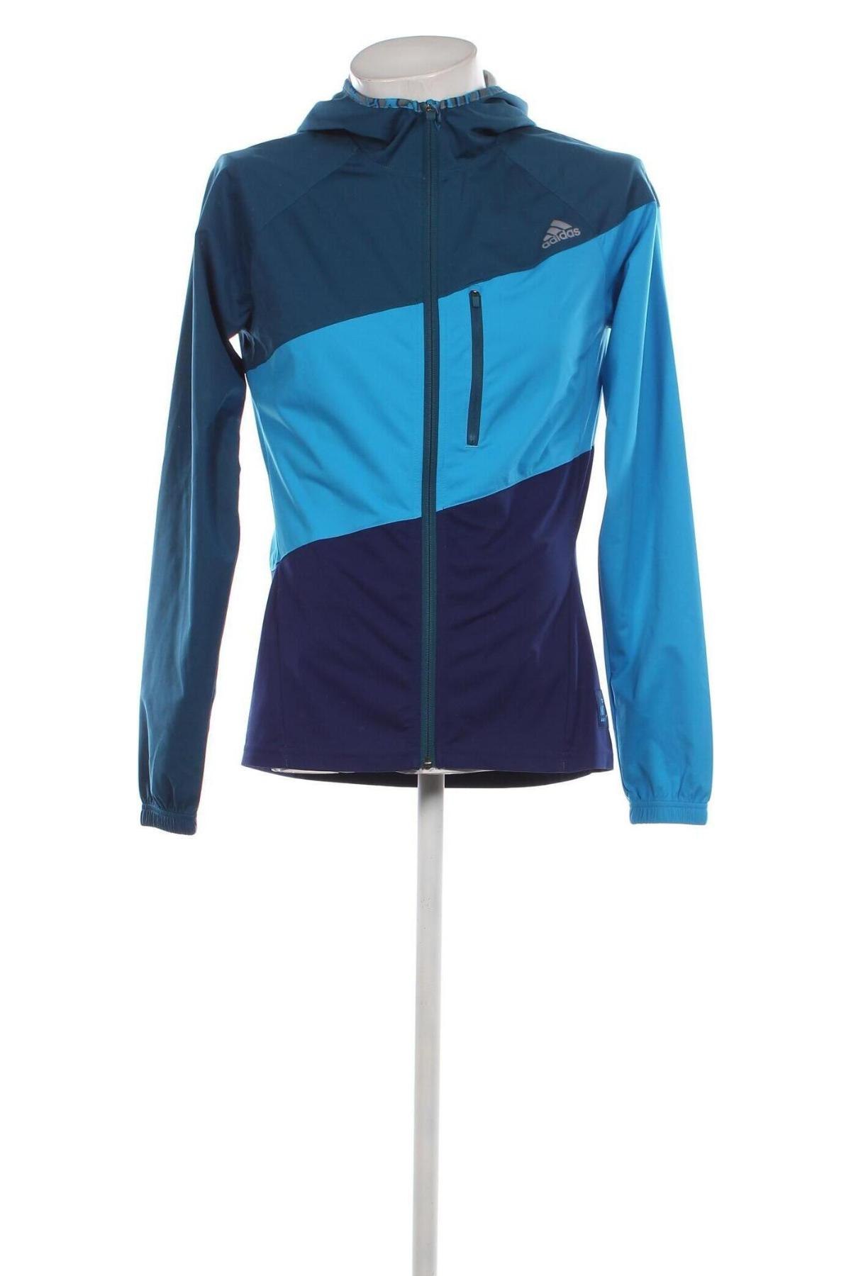 Ανδρικό αθλητικό μπουφάν Adidas, Μέγεθος M, Χρώμα Μπλέ, Τιμή 38,10 €