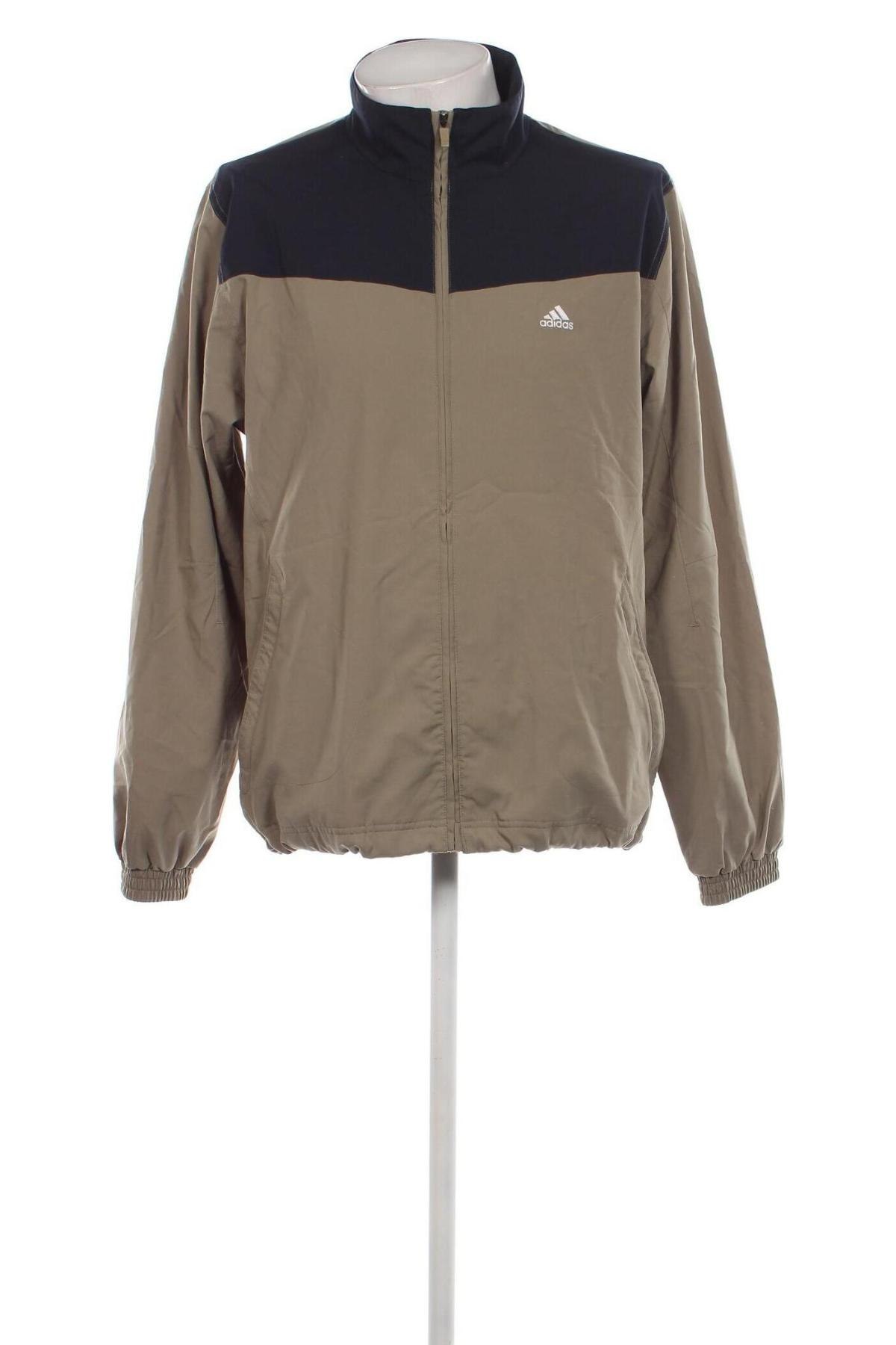 Herrenjacke Adidas, Größe L, Farbe Grün, Preis € 30,62