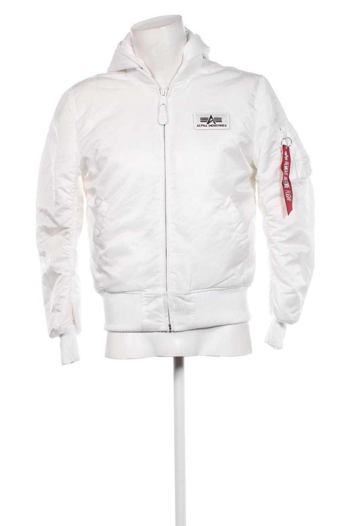 Ανδρικό μπουφάν Alpha Industries, Μέγεθος M, Χρώμα Λευκό, Τιμή 108,64 €