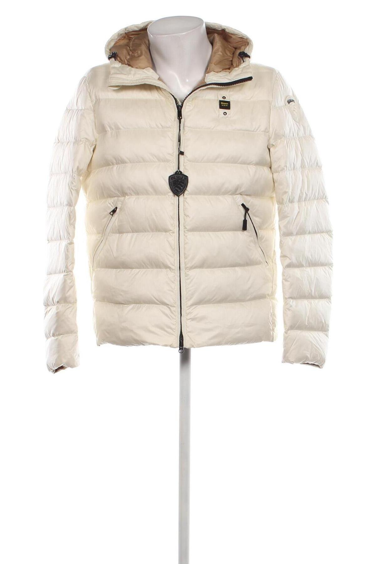 Мъжко яке Blauer, Размер XL, Цвят Бял, Цена 285,75 лв.