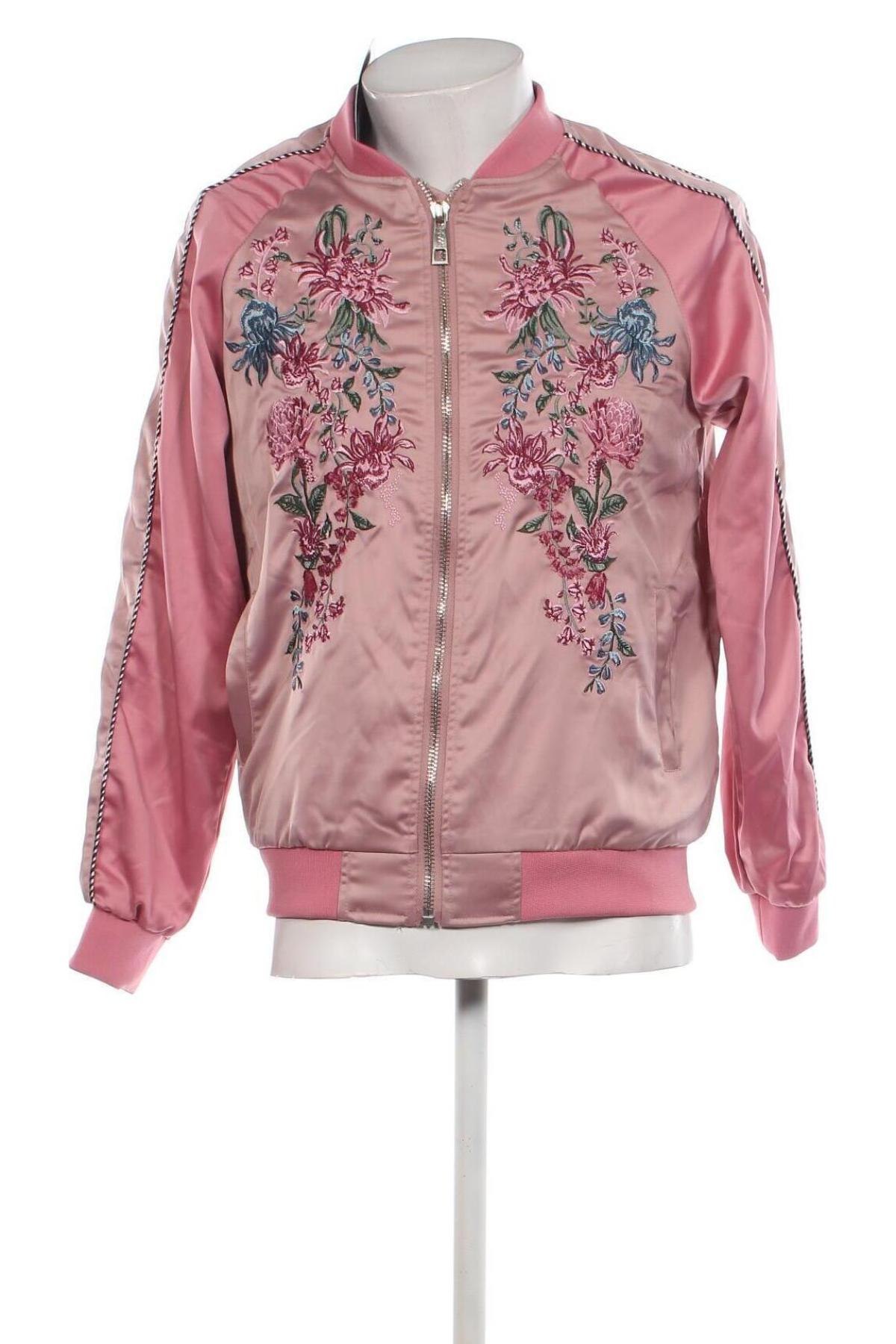 Ανδρικό μπουφάν Boohoo, Μέγεθος M, Χρώμα Ρόζ , Τιμή 28,69 €