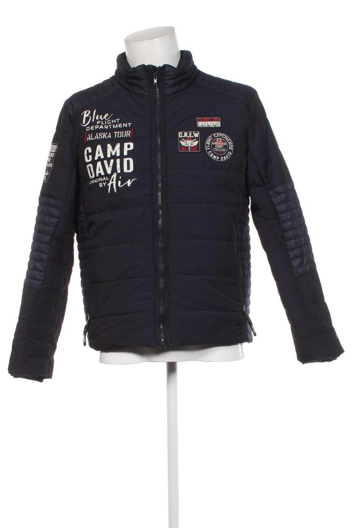 Ανδρικό μπουφάν Camp David, Μέγεθος M, Χρώμα Μπλέ, Τιμή 108,64 €