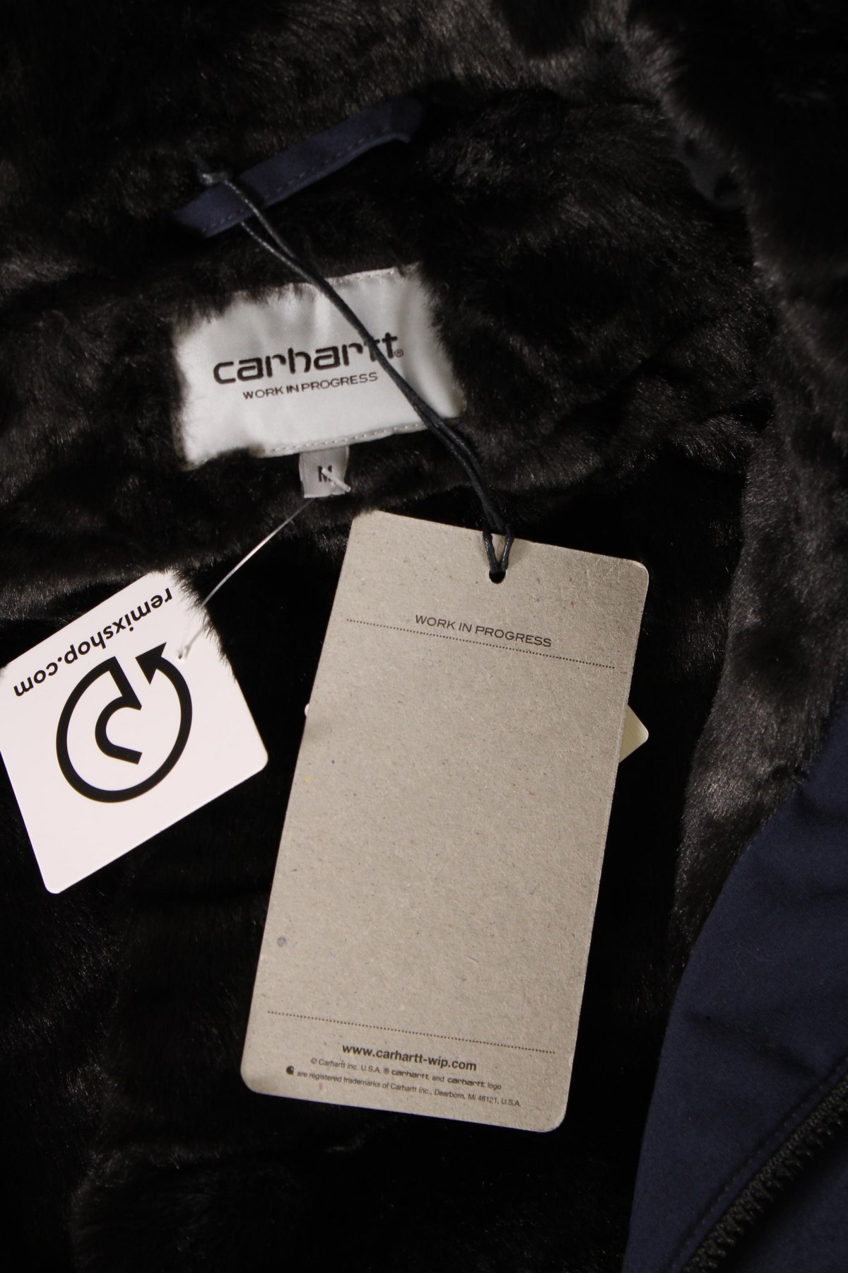 Pánska bunda  Carhartt, Veľkosť M, Farba Modrá, Cena  168,95 €