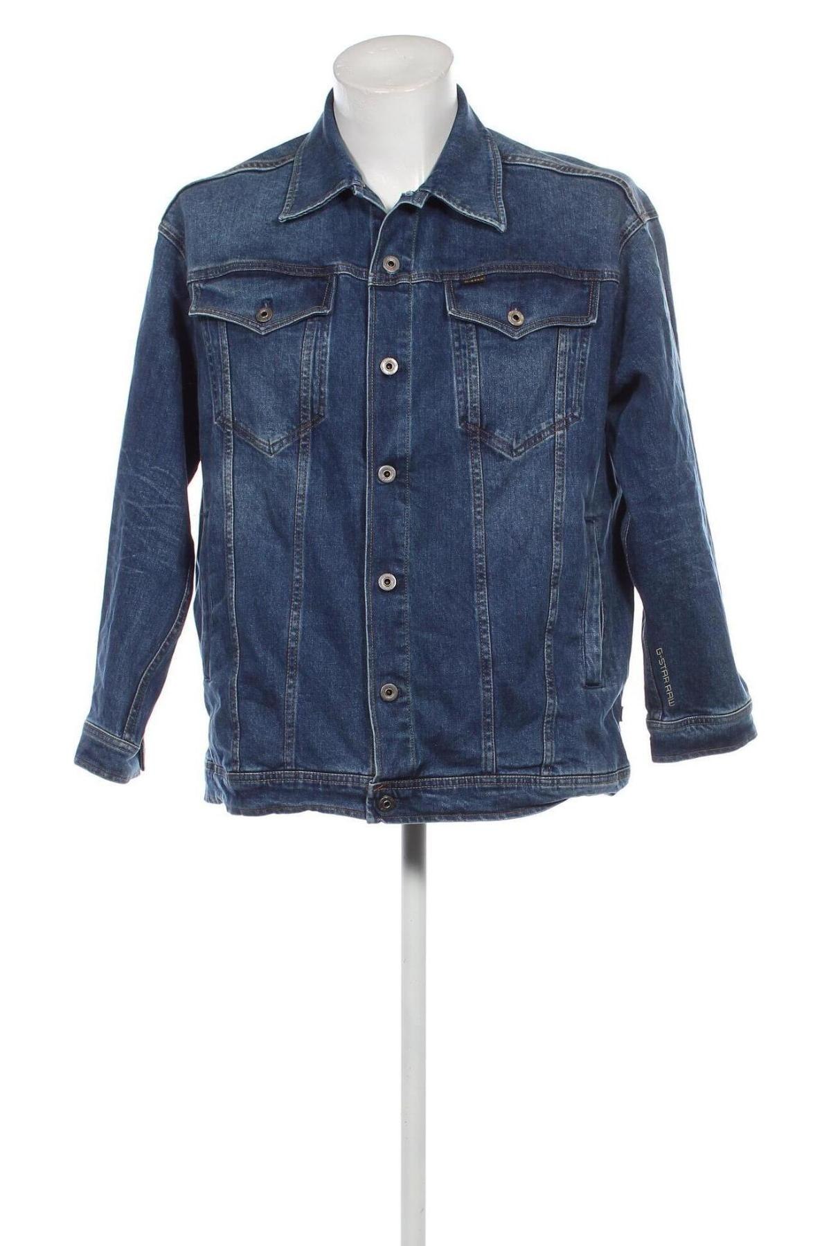 Herrenjacke G-Star Raw, Größe M, Farbe Blau, Preis € 52,44