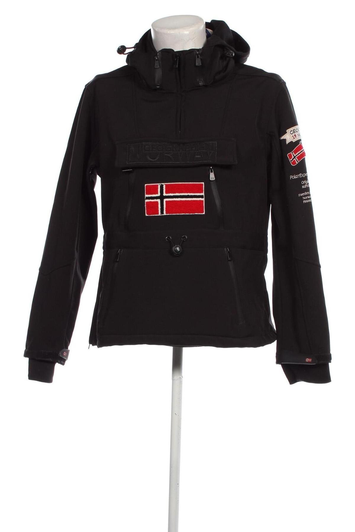 Мъжко яке Geographical Norway, Размер 3XL, Цвят Черен, Цена 381,00 лв.