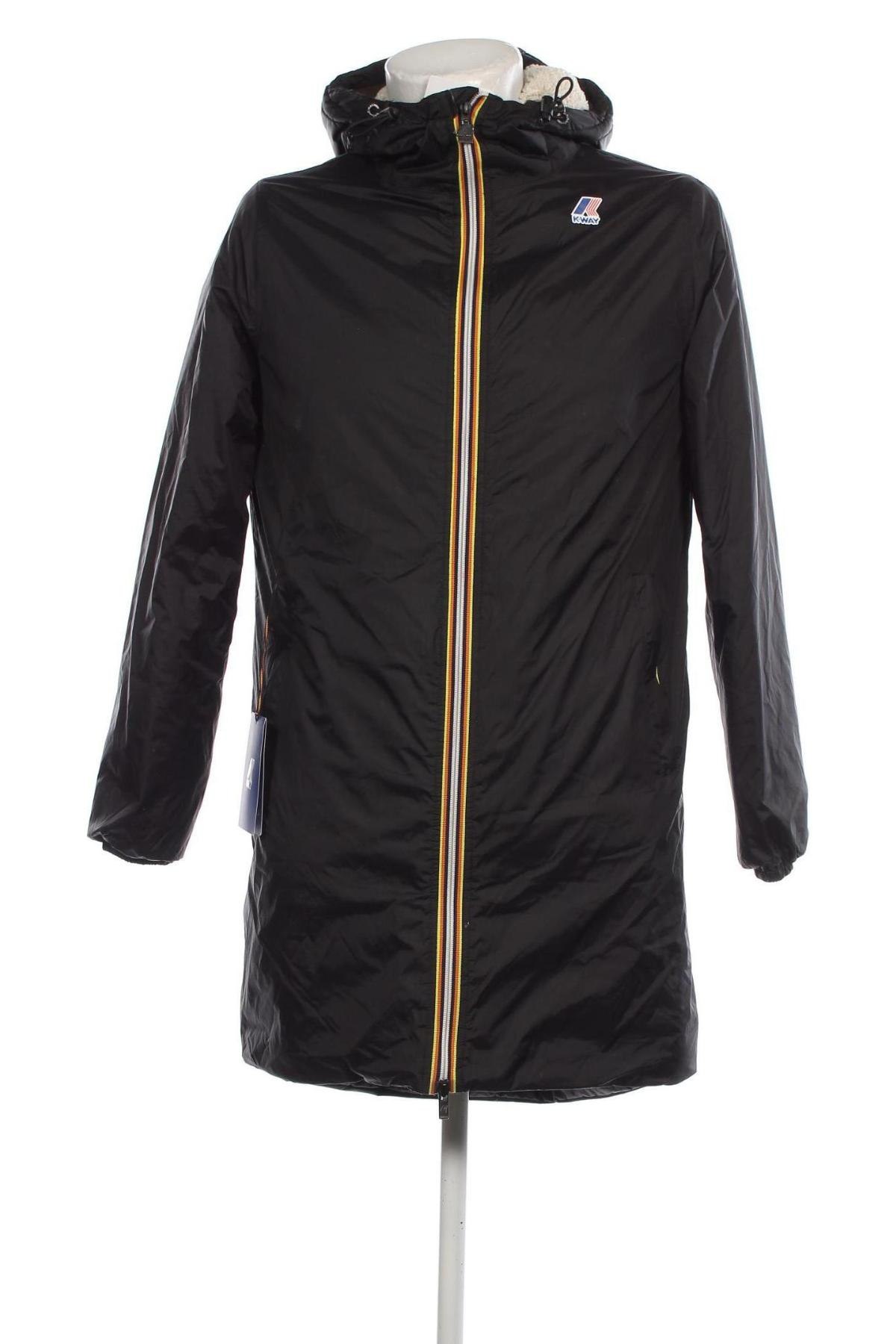 Pánska bunda  K-Way, Veľkosť S, Farba Čierna, Cena  103,92 €