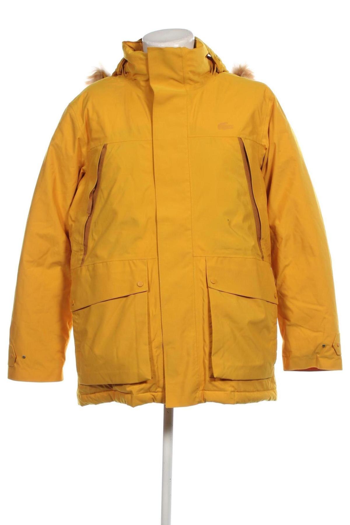 Мъжко яке Lacoste, Размер XL, Цвят Жълт, Цена 285,75 лв.