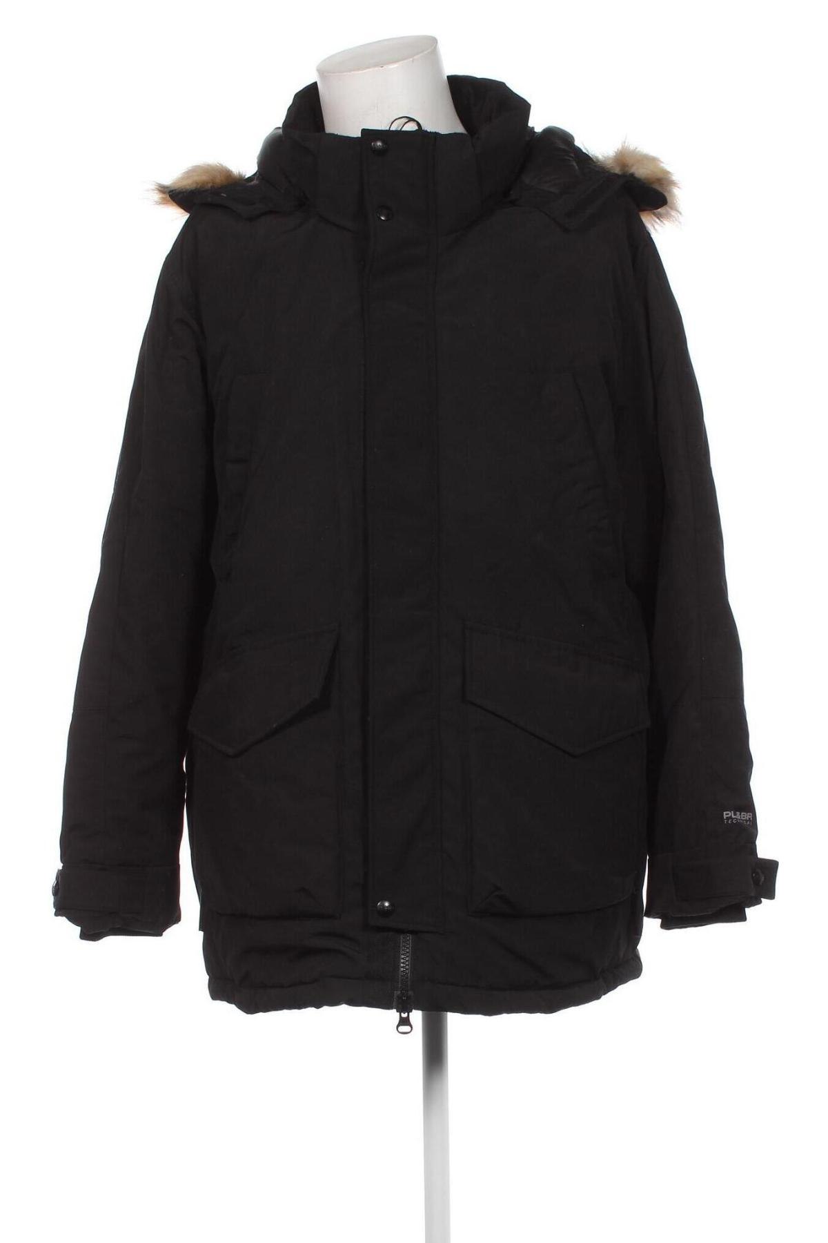 Ανδρικό μπουφάν Pull&Bear, Μέγεθος XL, Χρώμα Μαύρο, Τιμή 36,91 €