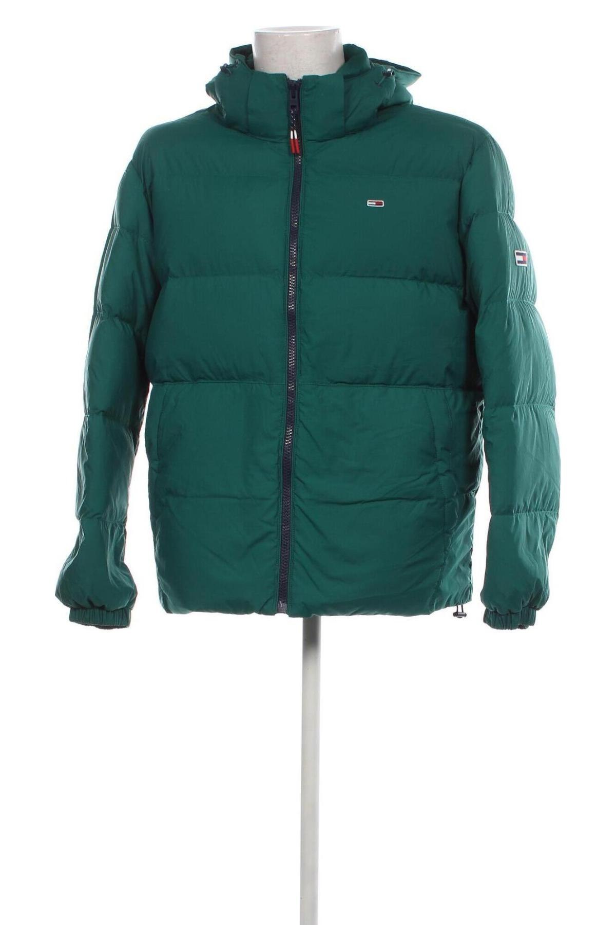 Geacă de bărbati Tommy Jeans, Mărime L, Culoare Verde, Preț 964,64 Lei