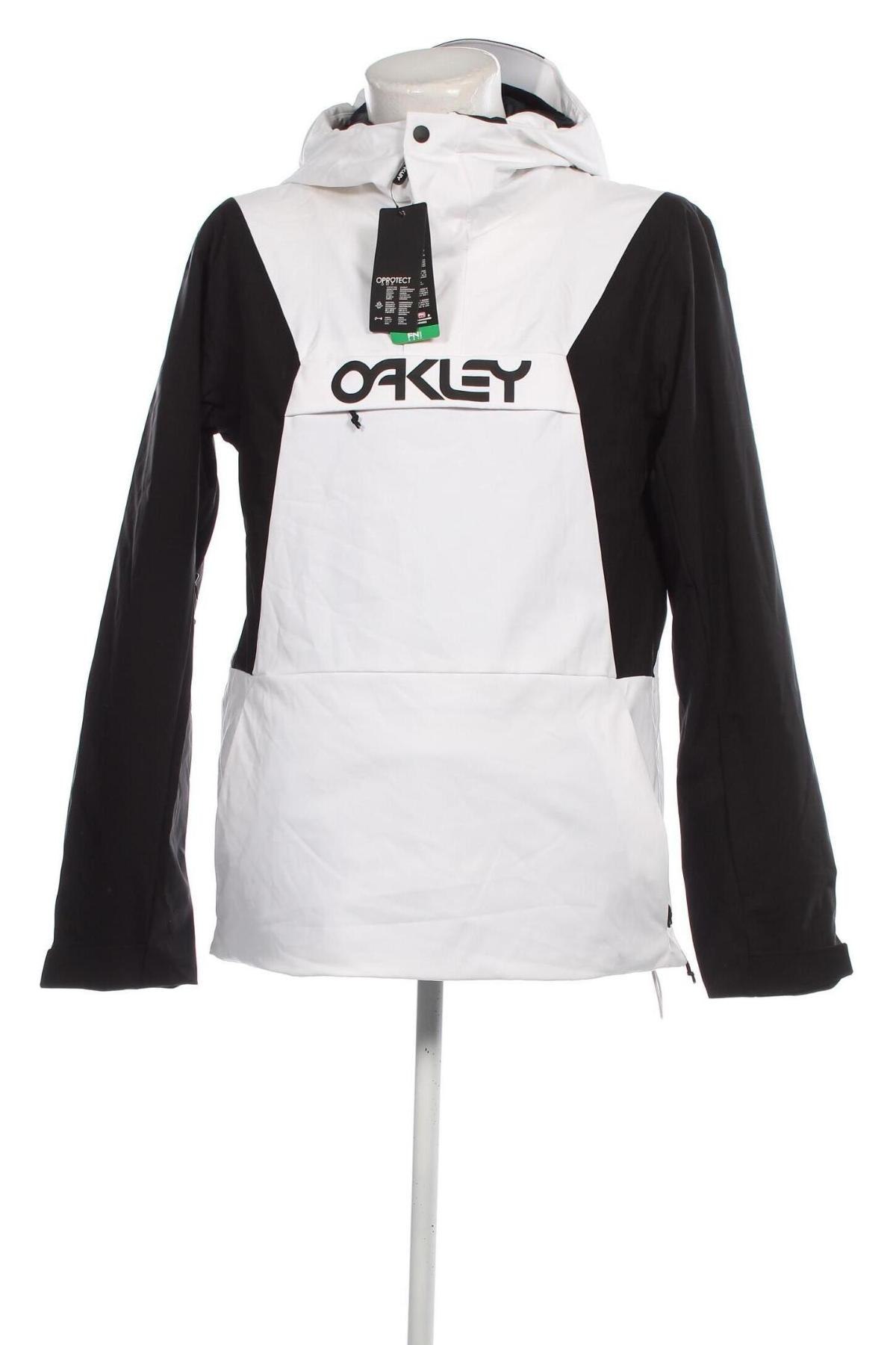 Herrenjacke für Wintersports Oakley, Größe S, Farbe Weiß, Preis 103,53 €