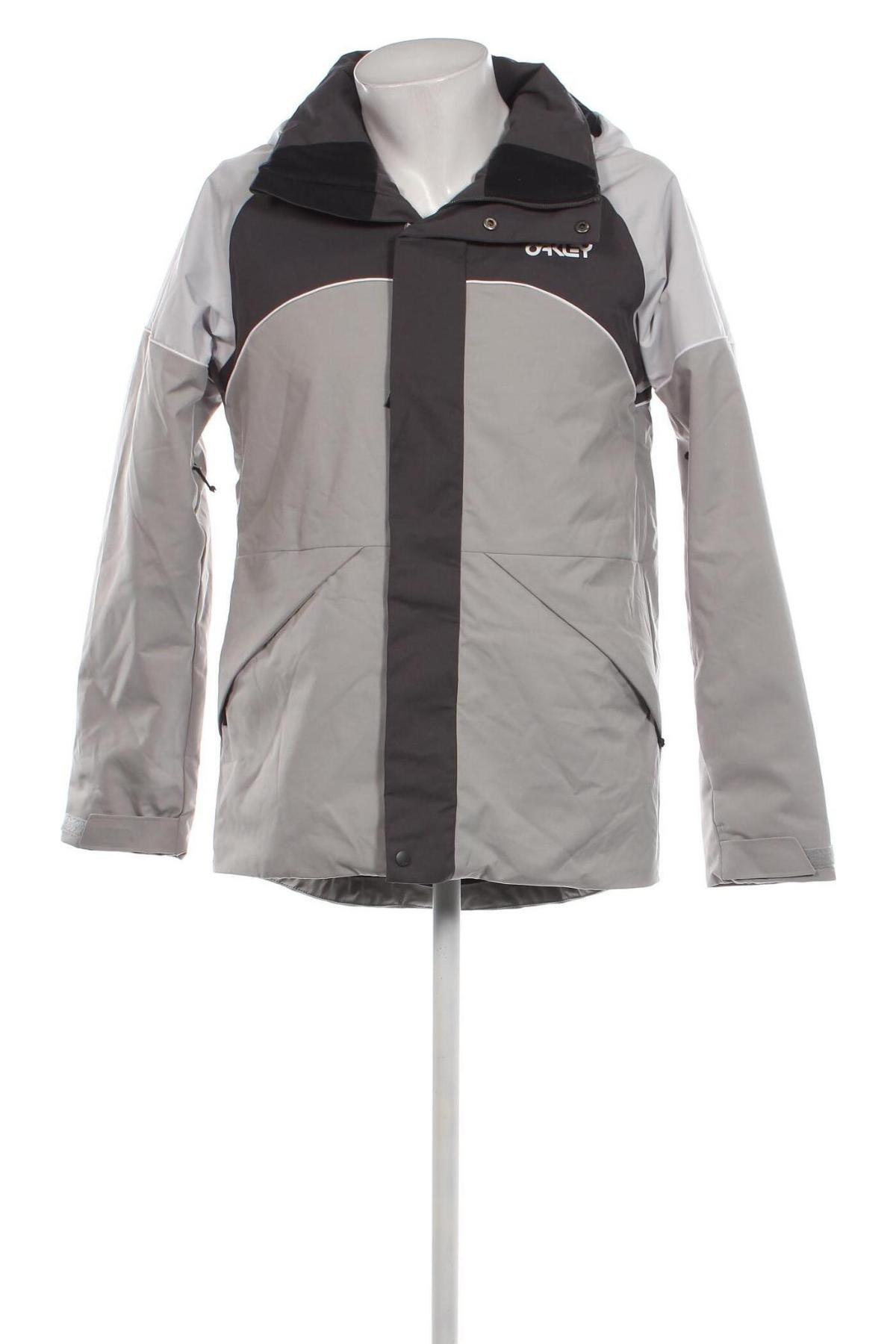 Ανδρικό μπουφάν για χειμερινά σπορ Oakley, Μέγεθος M, Χρώμα Γκρί, Τιμή 119,46 €