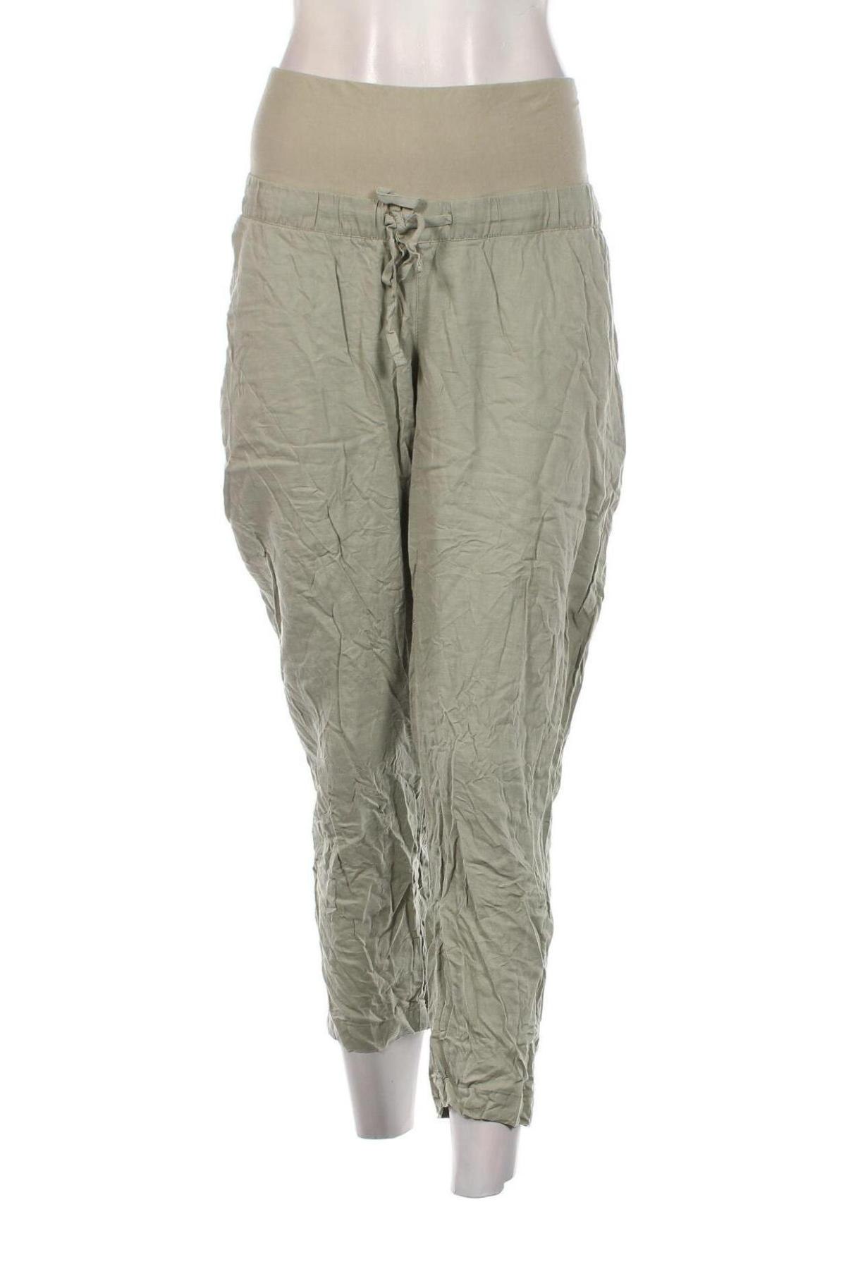 Kalhoty pro těhotné  H&M Mama, Velikost L, Barva Zelená, Cena  231,00 Kč