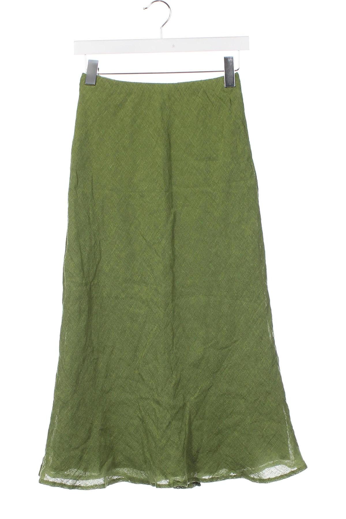 Φούστα, Μέγεθος XS, Χρώμα Πράσινο, Τιμή 7,06 €
