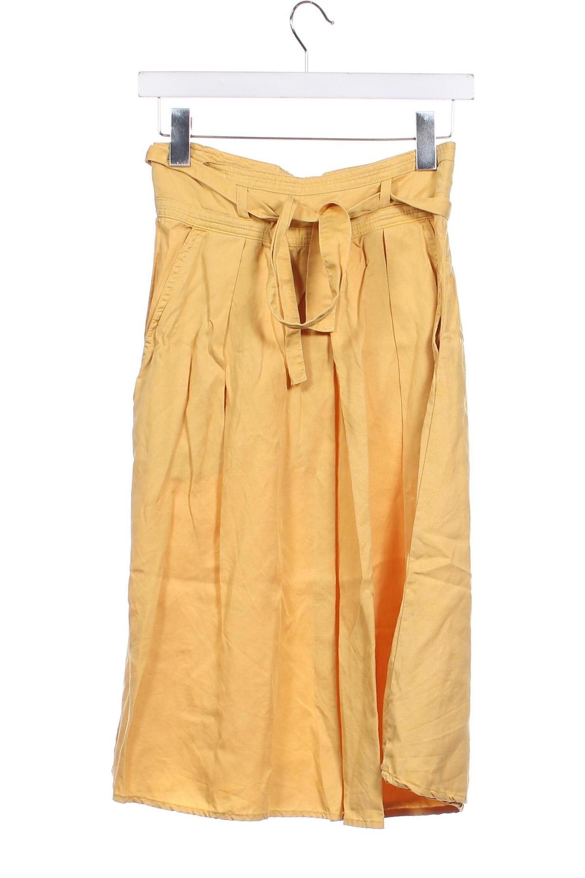 Φούστα Promod, Μέγεθος XS, Χρώμα Κίτρινο, Τιμή 11,95 €