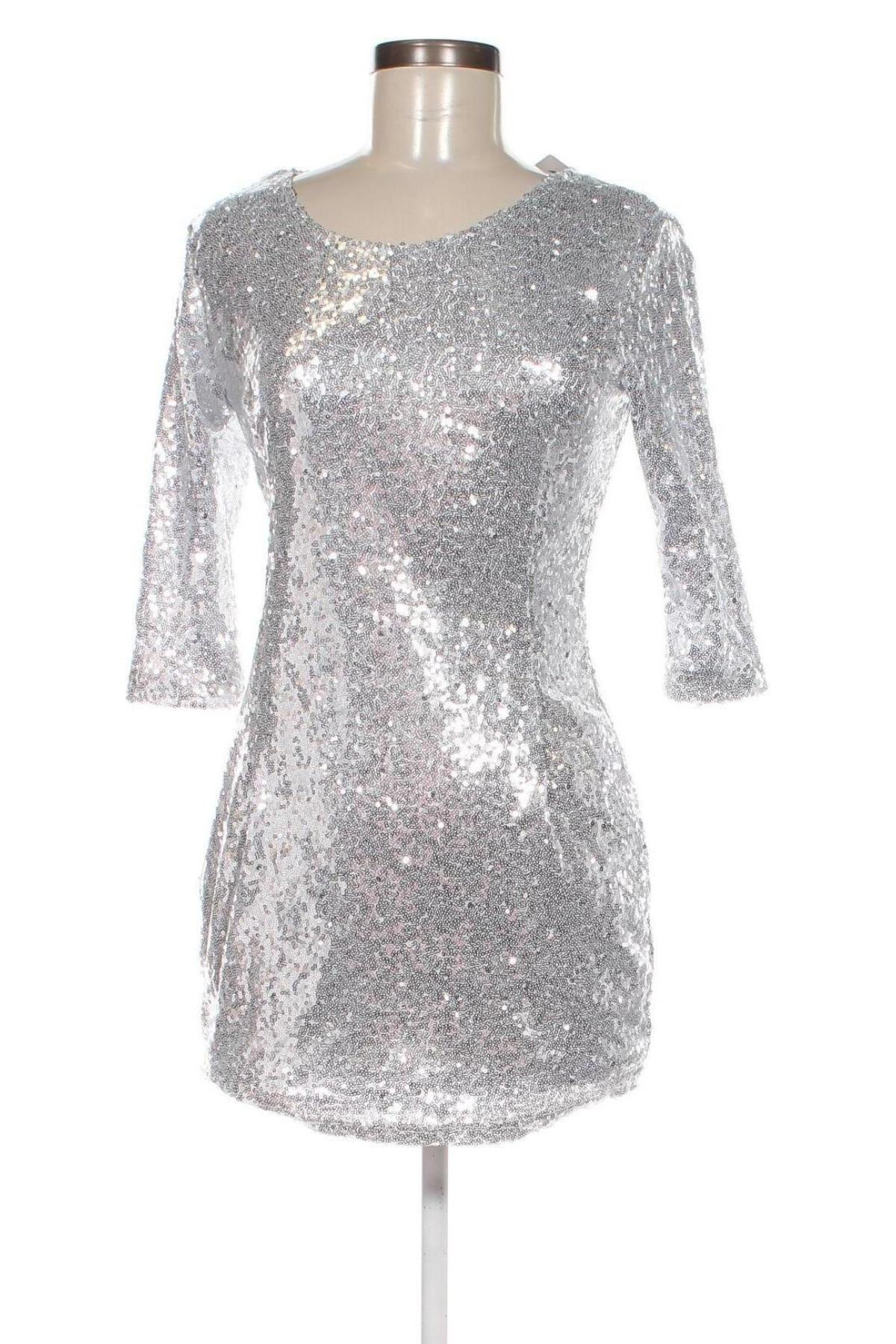 Kleid, Größe S, Farbe Silber, Preis € 10,09