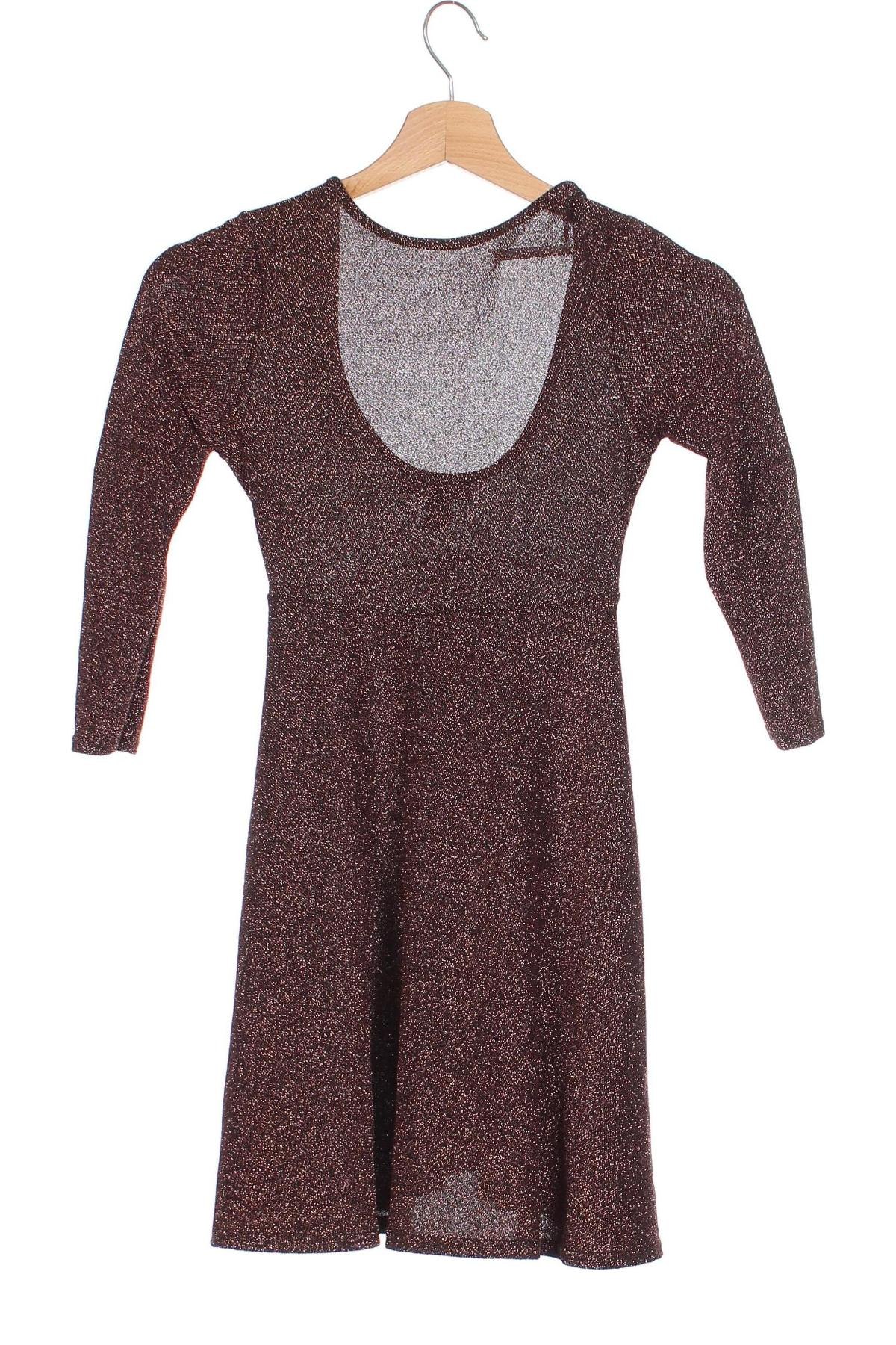 Kleid, Größe XXS, Farbe Braun, Preis 8,45 €