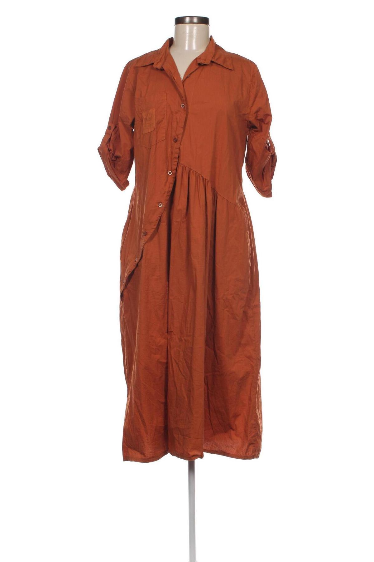 Šaty , Velikost L, Barva Oranžová, Cena  367,00 Kč