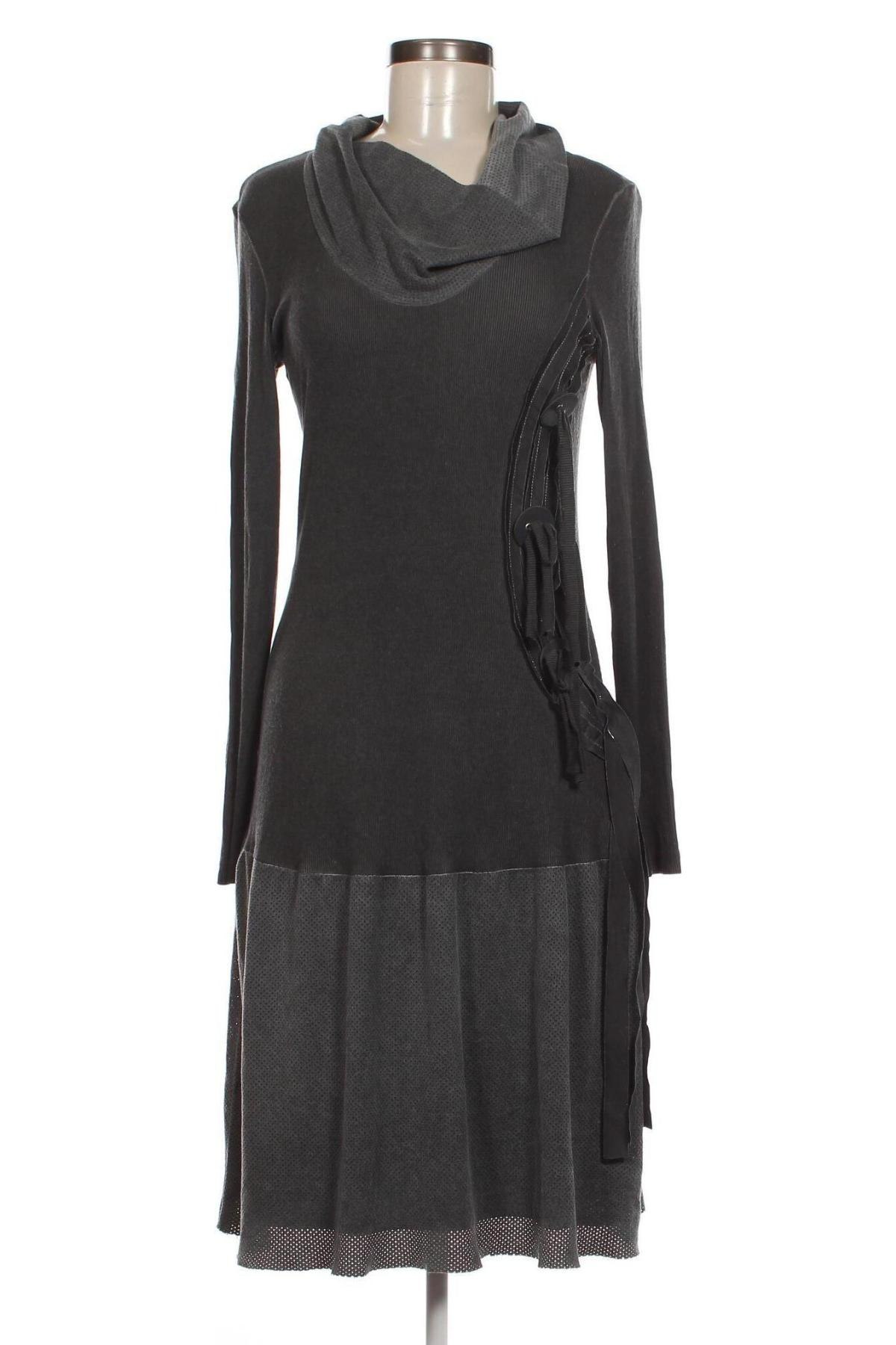Kleid Alba Moda, Größe L, Farbe Grau, Preis € 20,04