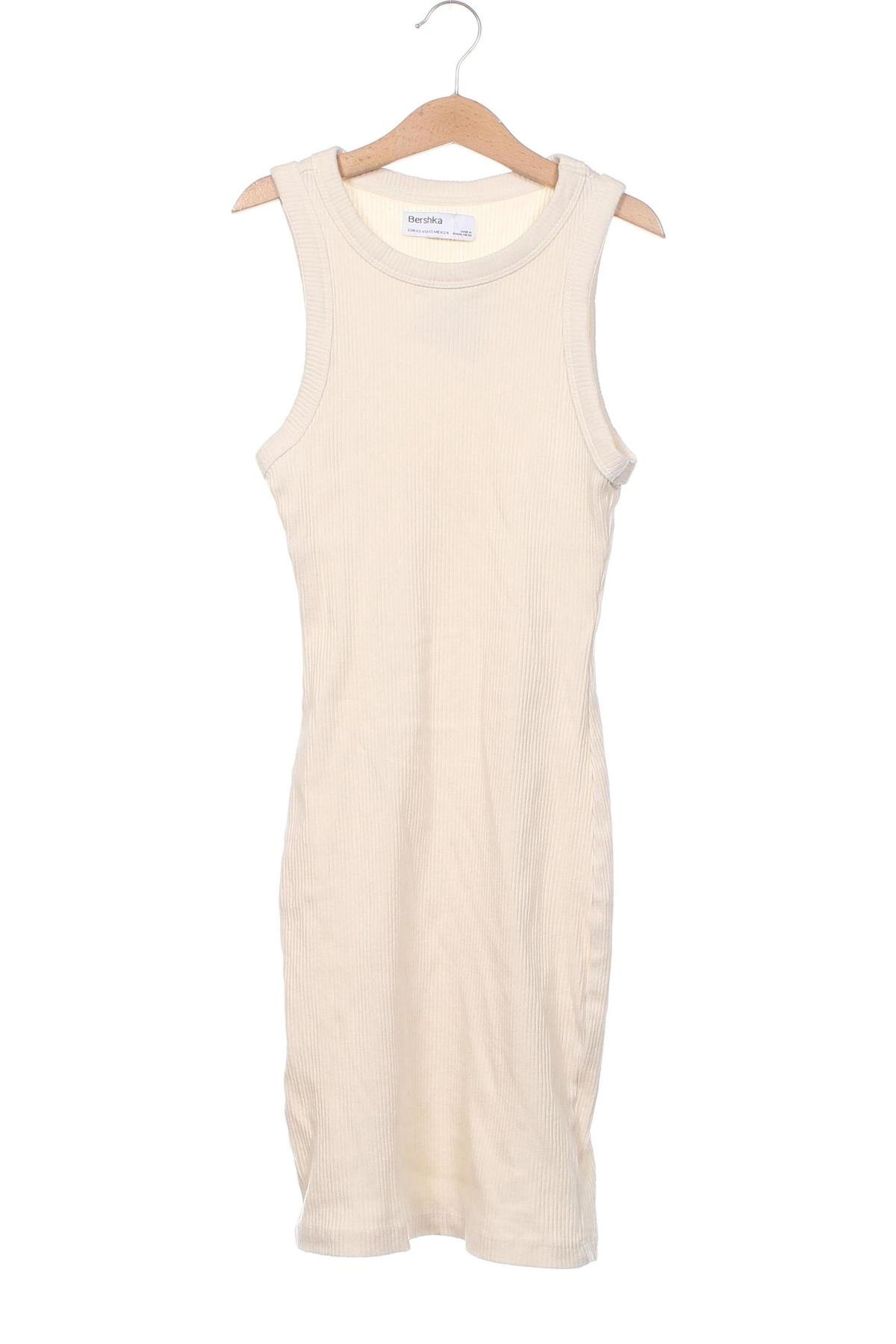Φόρεμα Bershka, Μέγεθος XS, Χρώμα Λευκό, Τιμή 10,15 €