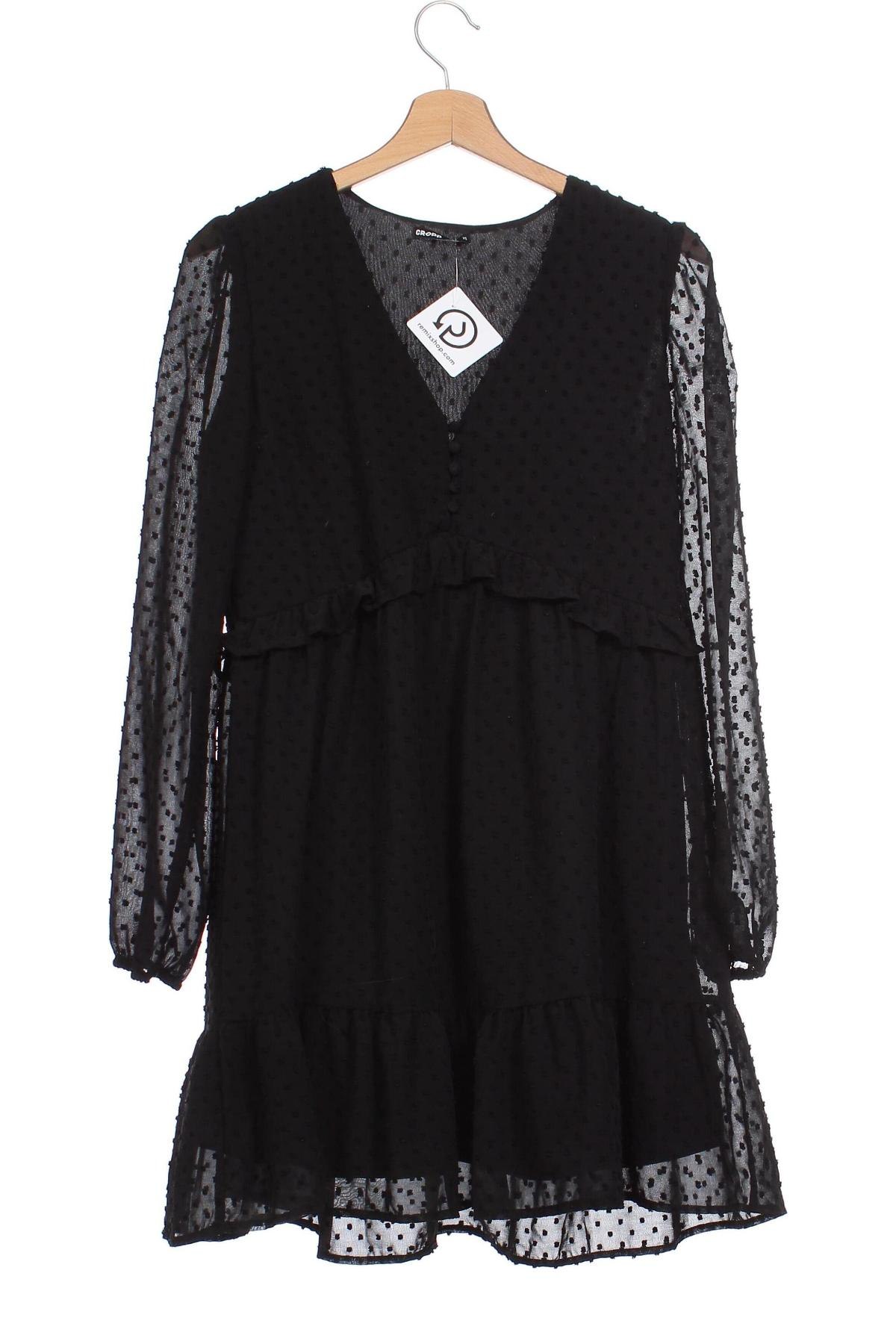 Kleid Cropp, Größe XS, Farbe Schwarz, Preis 15,91 €