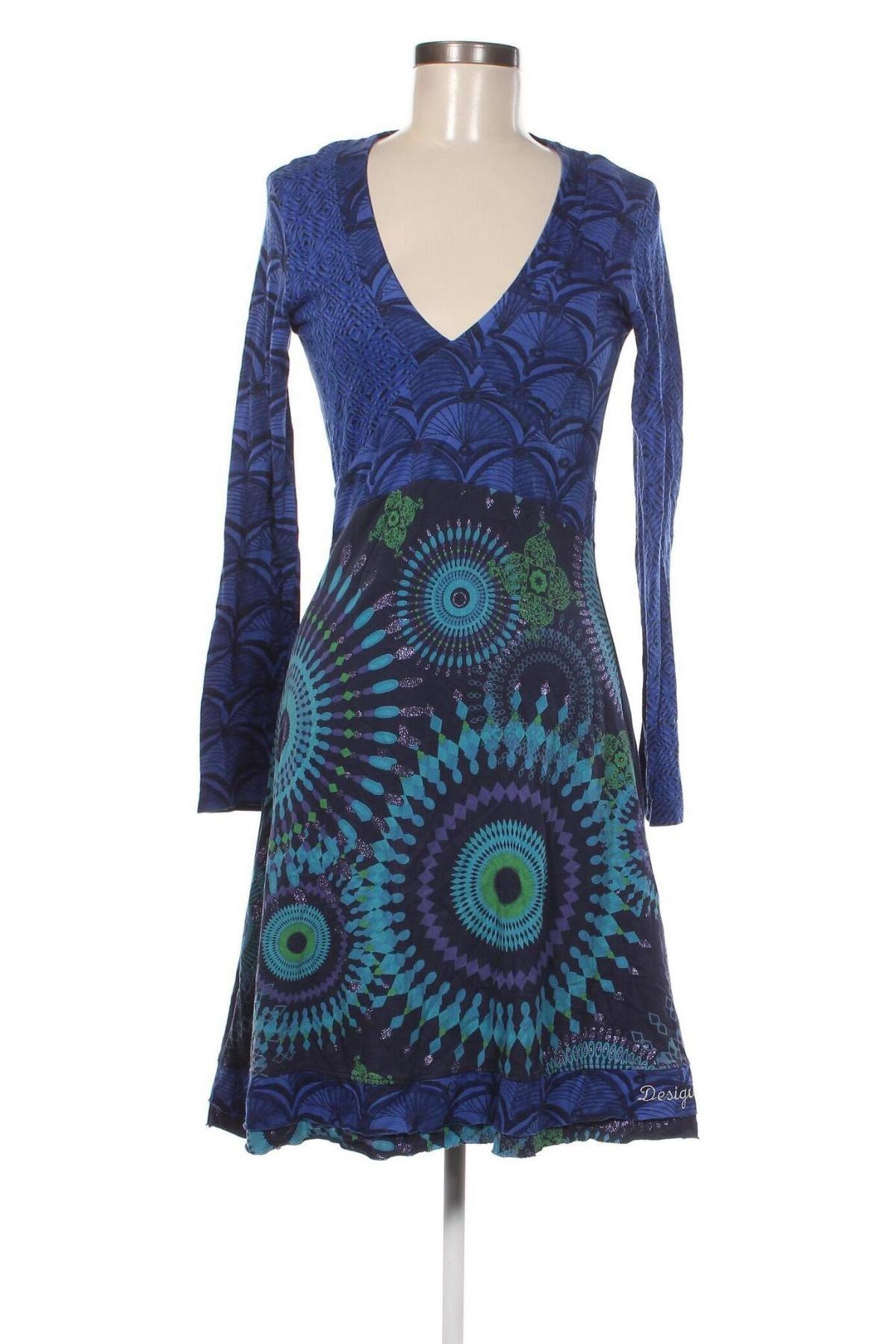 Kleid Desigual, Größe M, Farbe Blau, Preis 28,53 €