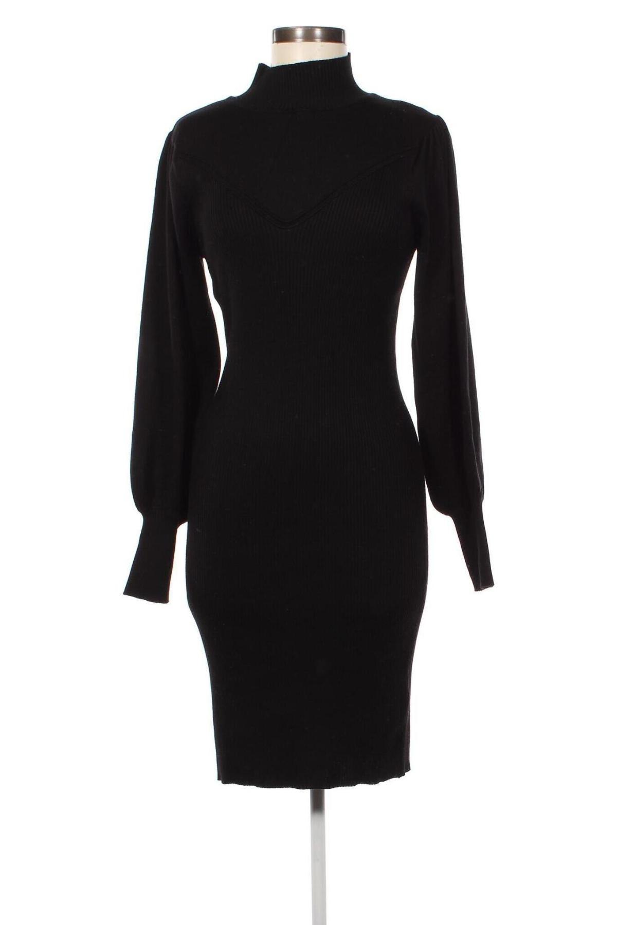 Kleid Free Quent, Größe M, Farbe Schwarz, Preis 30,62 €
