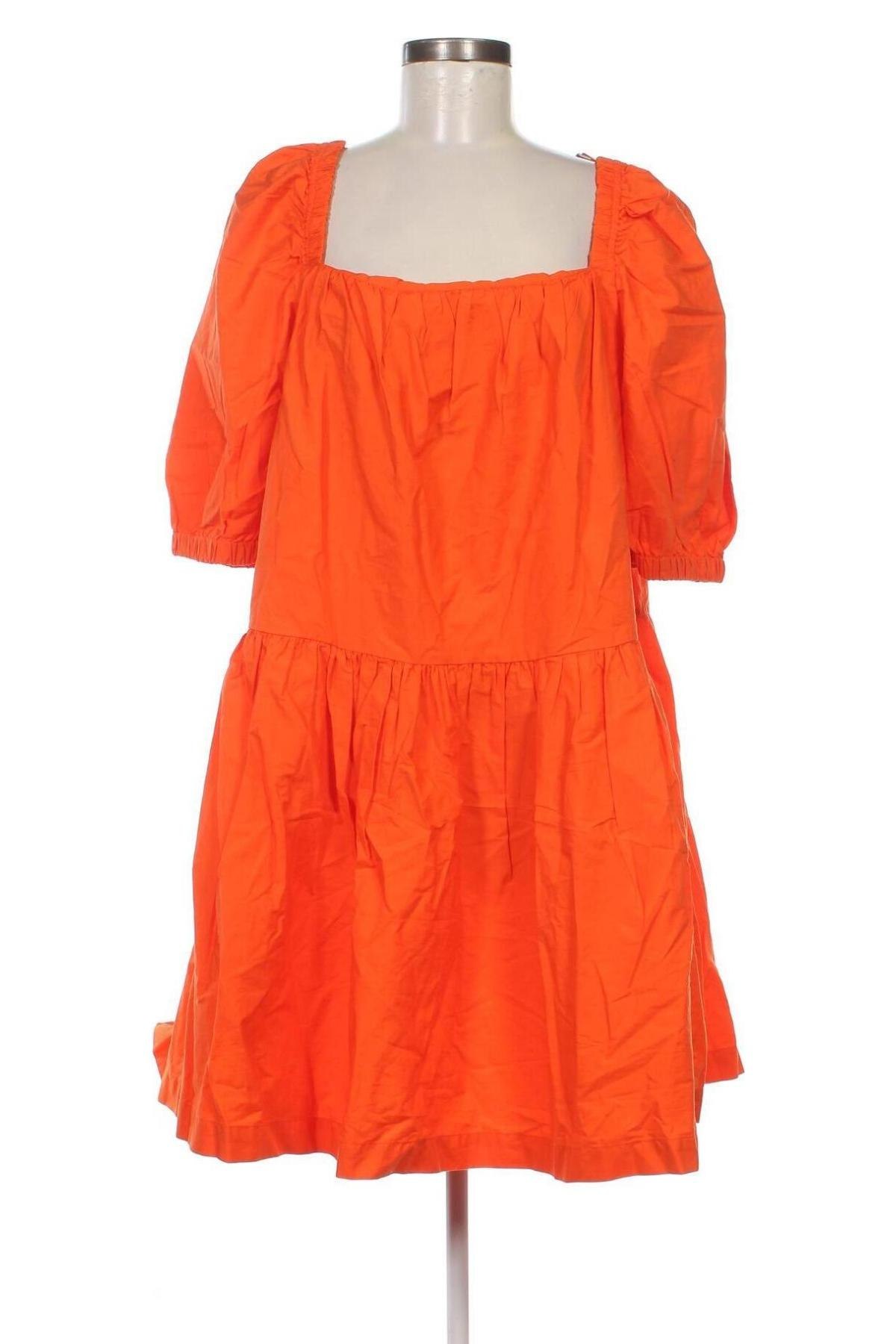 Рокля Gina Tricot, Размер L, Цвят Оранжев, Цена 16,20 лв.