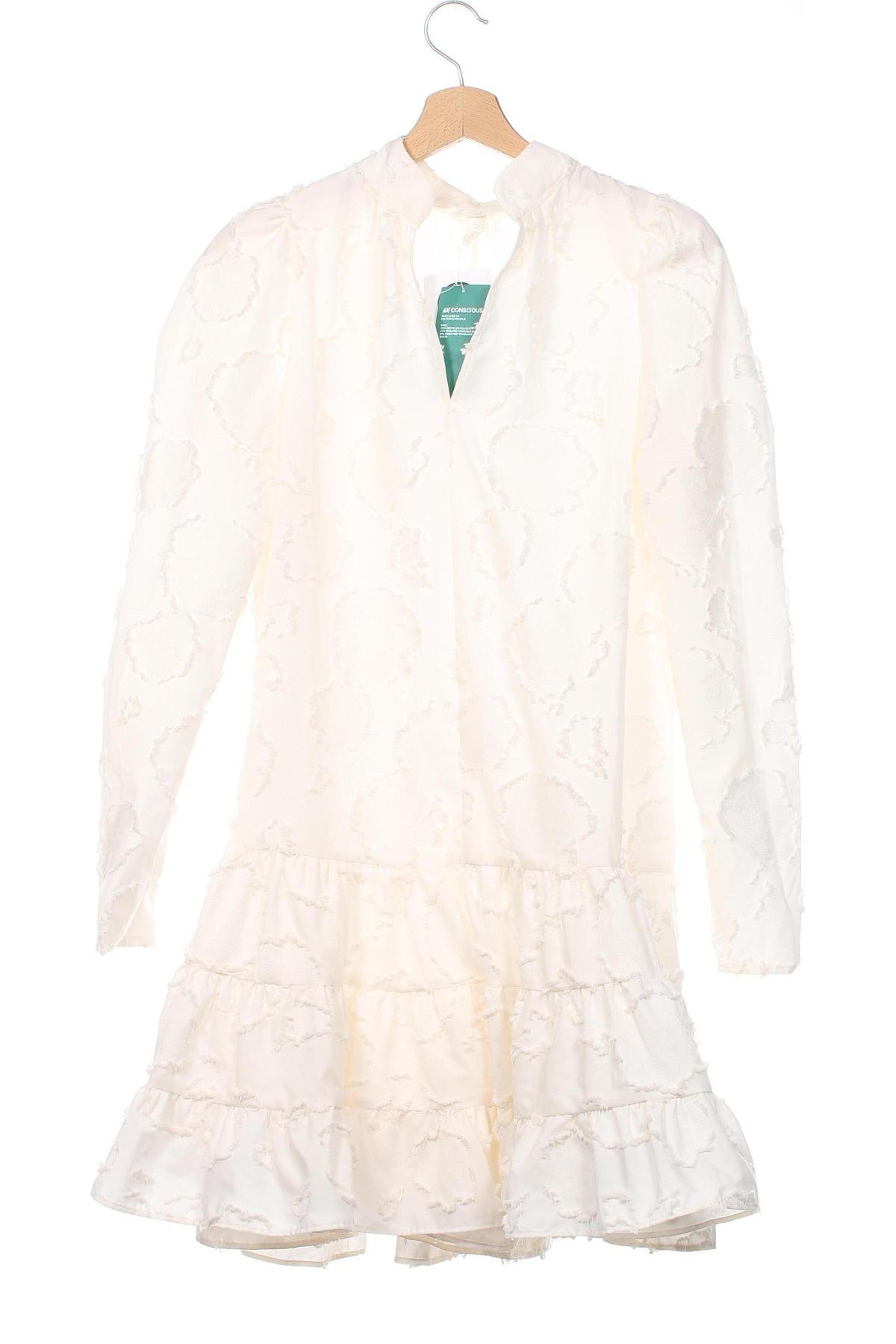Φόρεμα H&M, Μέγεθος XS, Χρώμα Λευκό, Τιμή 15,95 €