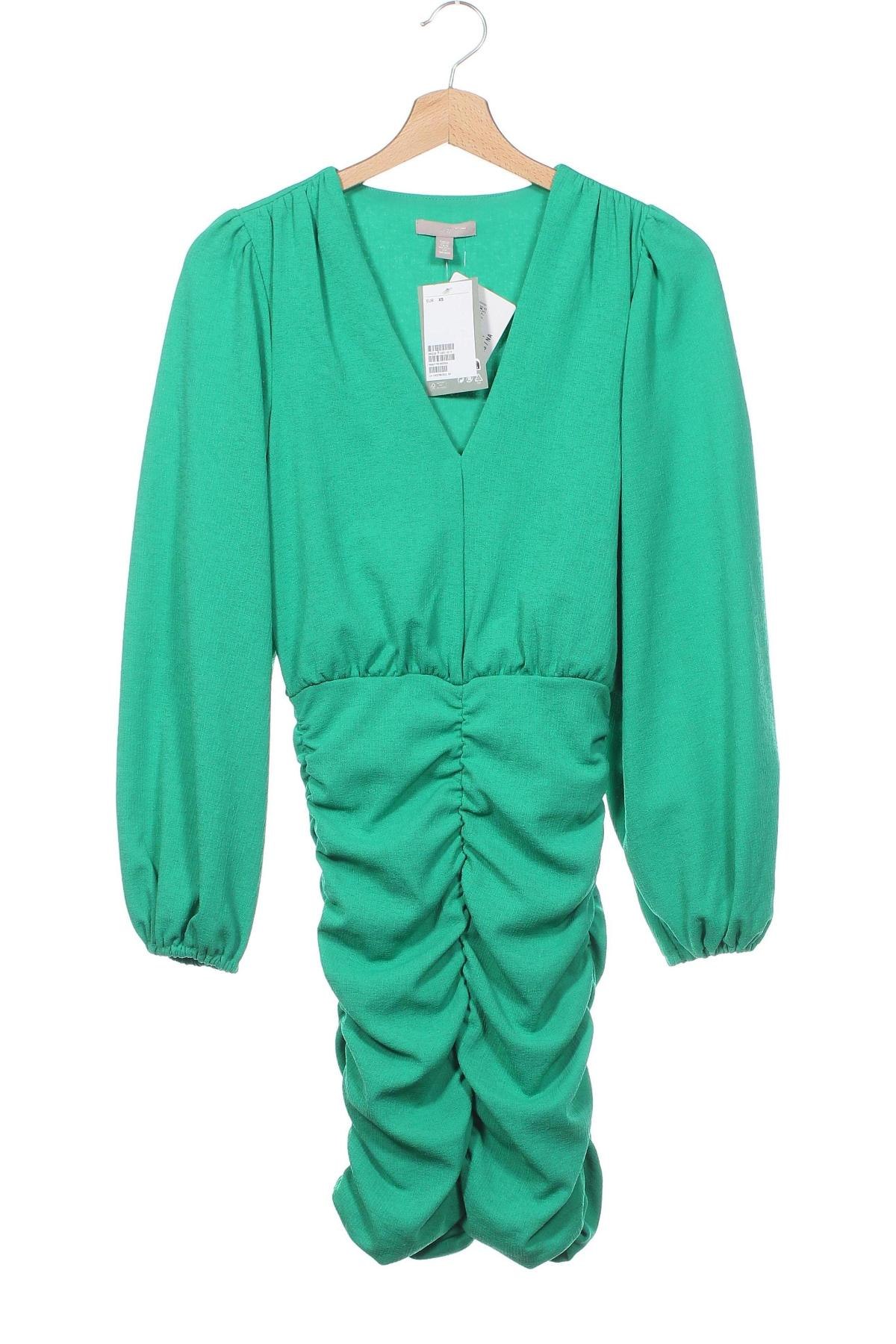 Šaty  H&M, Velikost XS, Barva Zelená, Cena  210,00 Kč