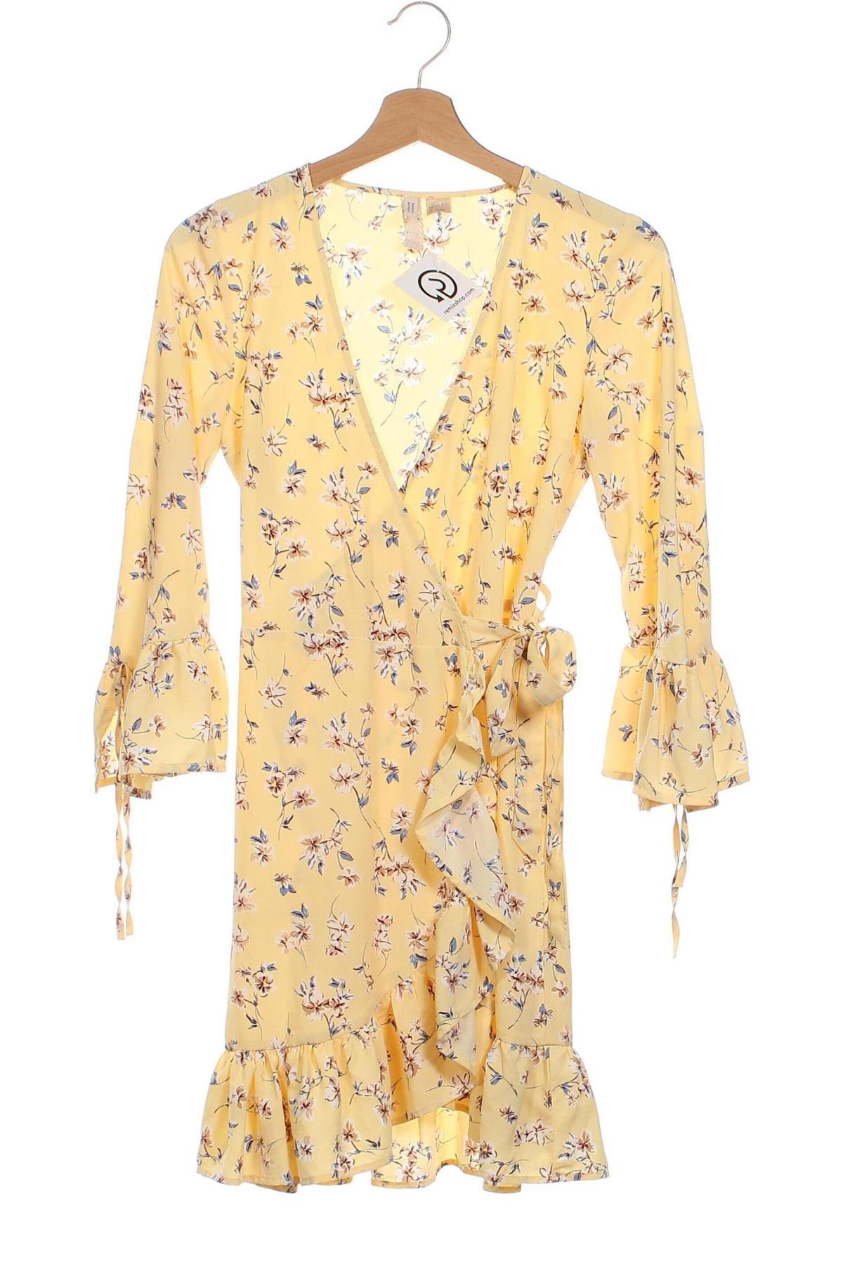 Φόρεμα H&M Divided, Μέγεθος XS, Χρώμα Κίτρινο, Τιμή 8,90 €