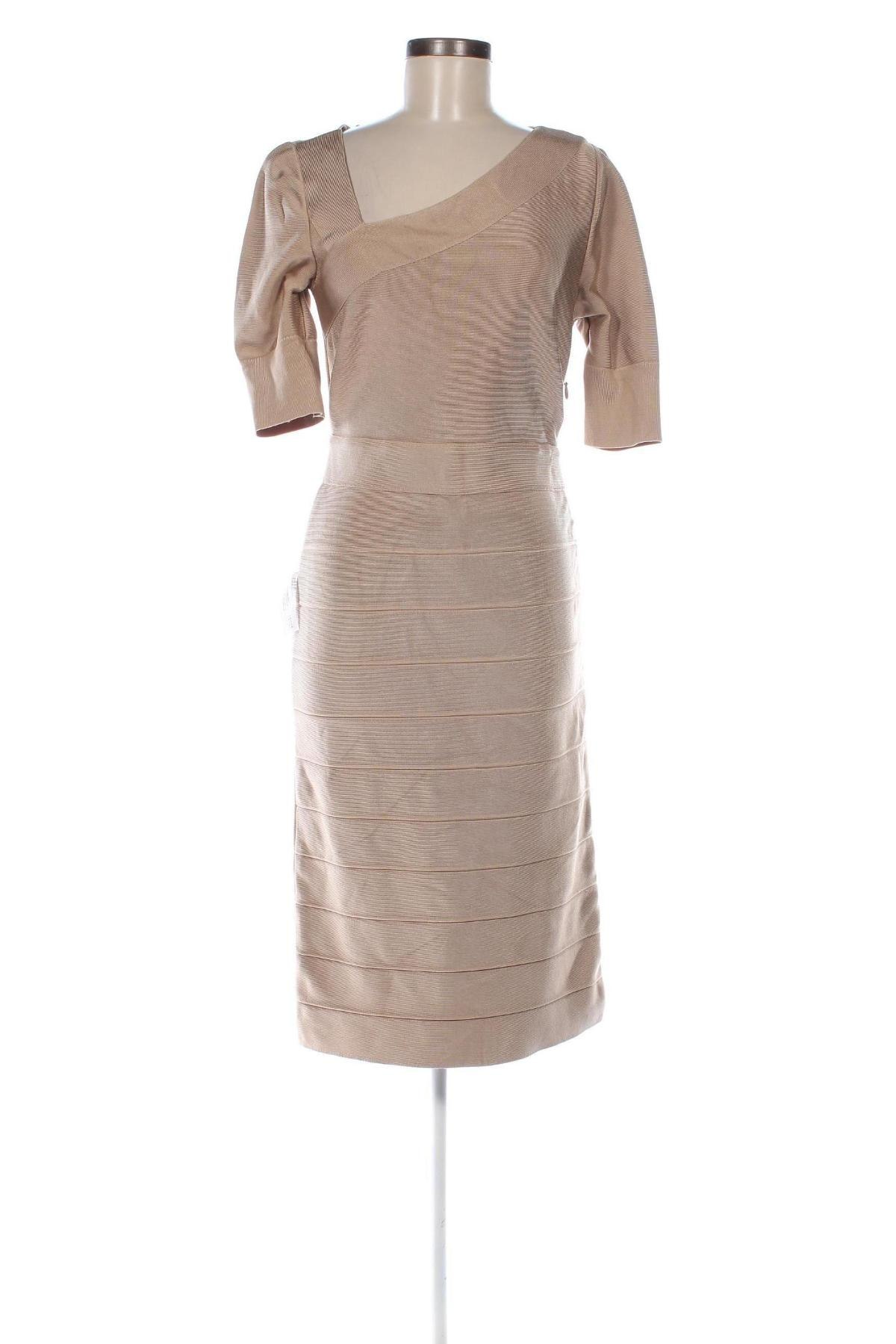 Φόρεμα Herve Leger, Μέγεθος M, Χρώμα  Μπέζ, Τιμή 504,36 €