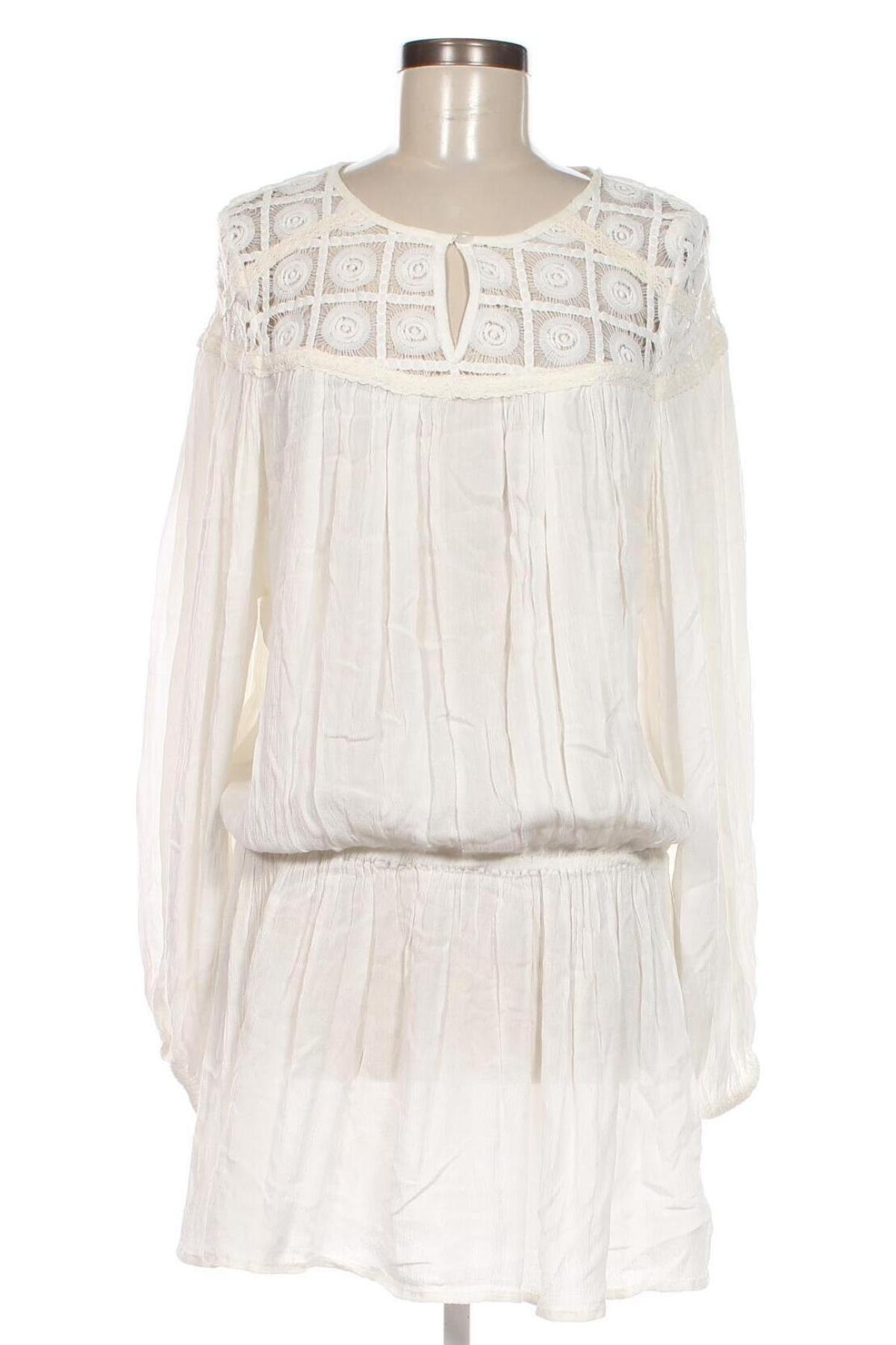 Kleid Lindex, Größe S, Farbe Weiß, Preis 17,61 €
