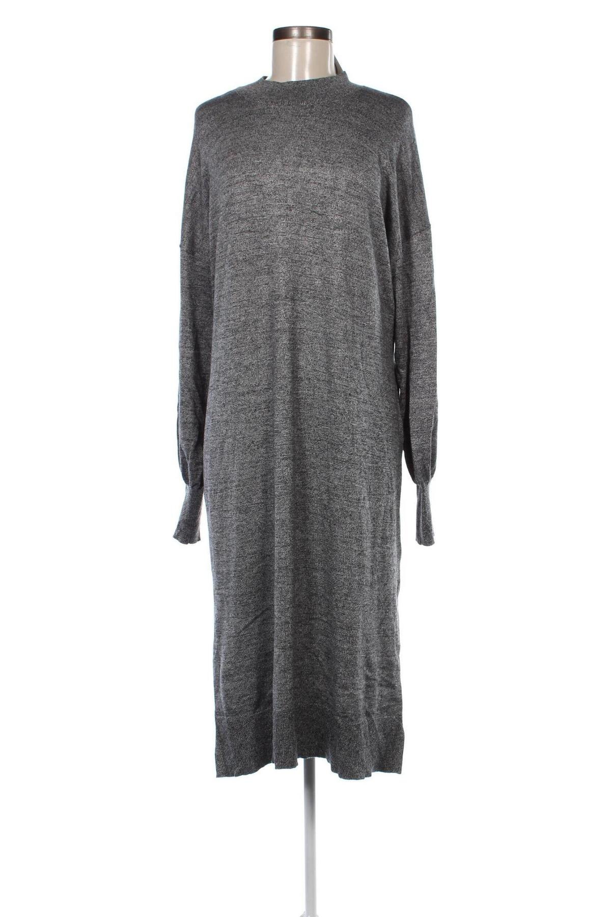 Kleid Lindex, Größe L, Farbe Grau, Preis 12,11 €