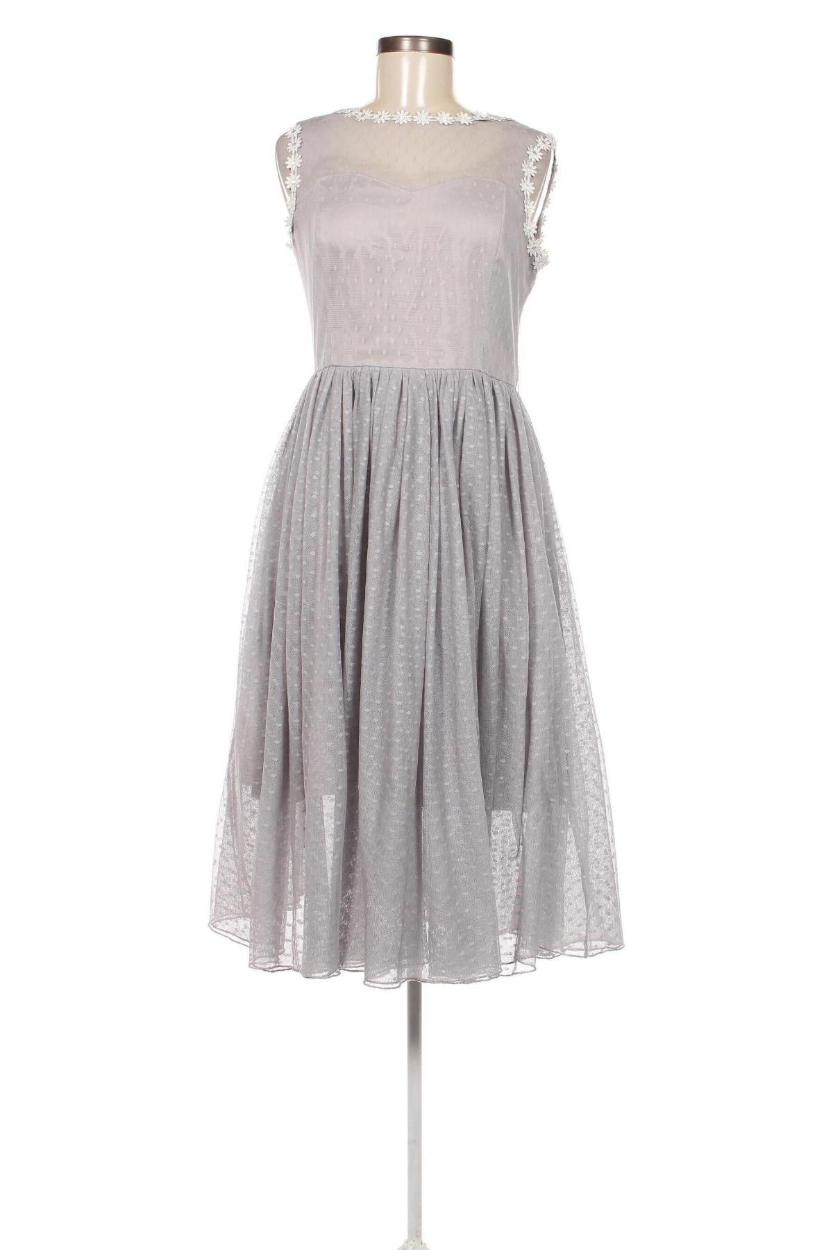 Kleid Lindy Bop, Größe M, Farbe Grau, Preis 50,15 €