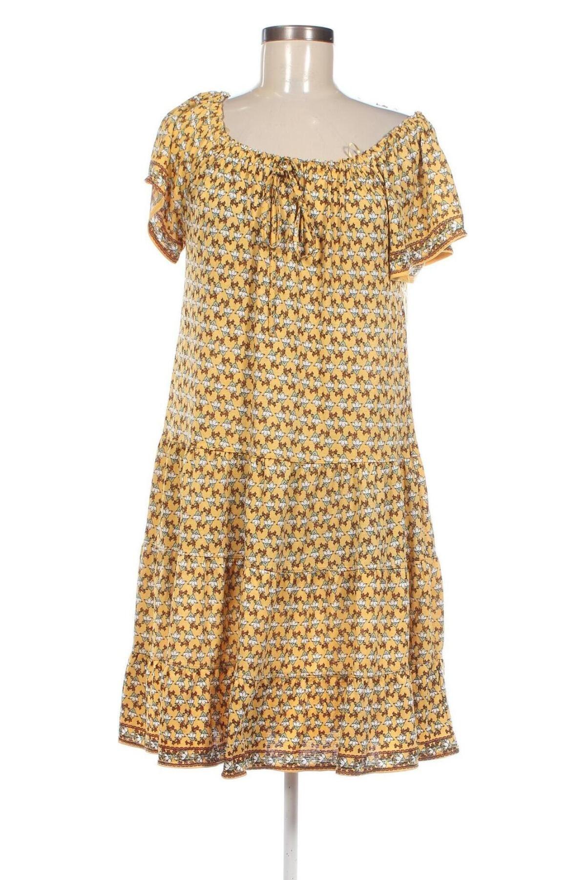 Kleid Max Studio, Größe L, Farbe Gelb, Preis 31,38 €