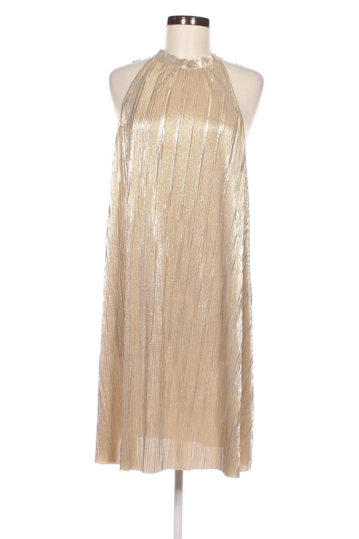 Kleid Mohito, Größe L, Farbe Golden, Preis 8,95 €