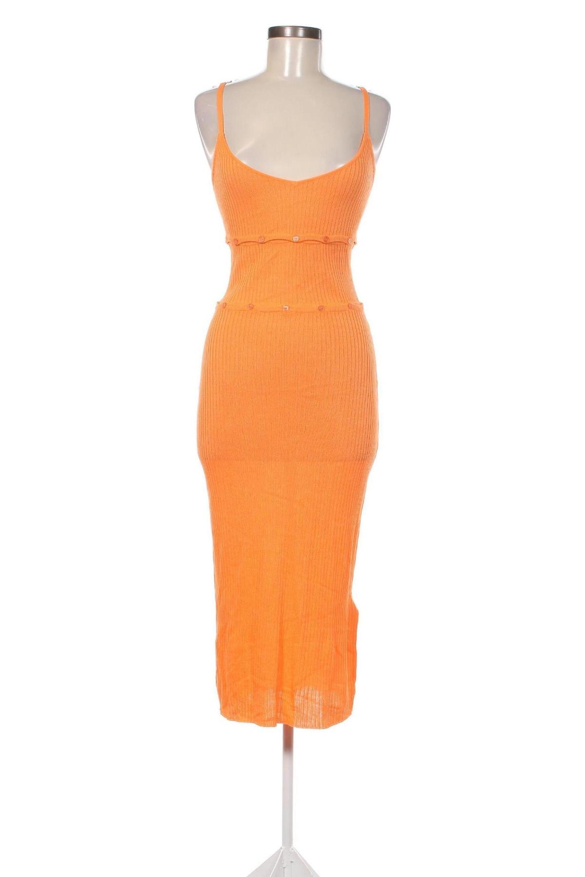 Šaty  NA-KD, Velikost S, Barva Oranžová, Cena  421,00 Kč