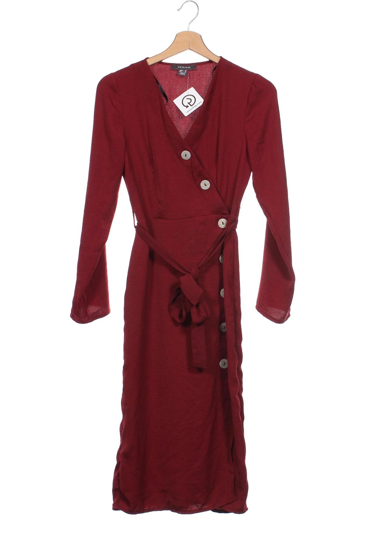 Kleid Primark, Größe XXS, Farbe Rot, Preis 10,09 €