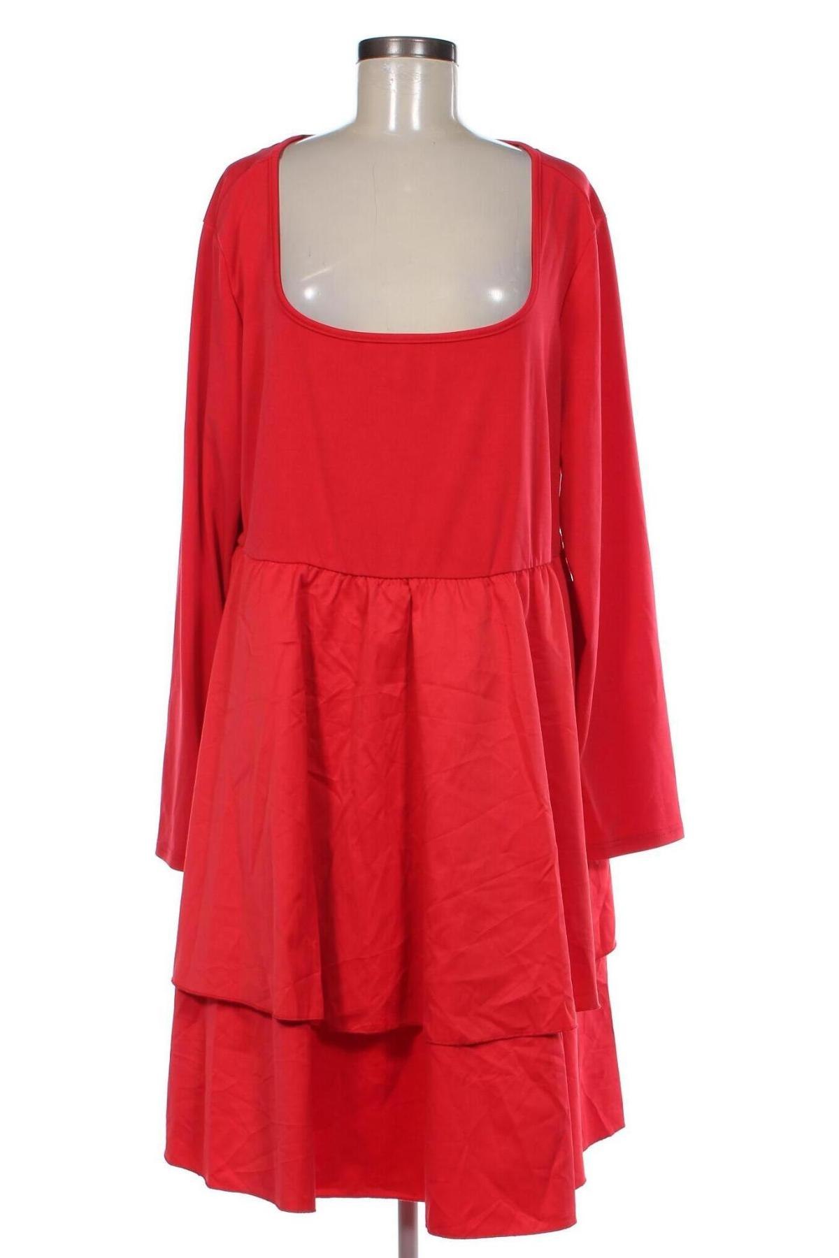 Φόρεμα SHEIN, Μέγεθος 4XL, Χρώμα Κόκκινο, Τιμή 17,04 €