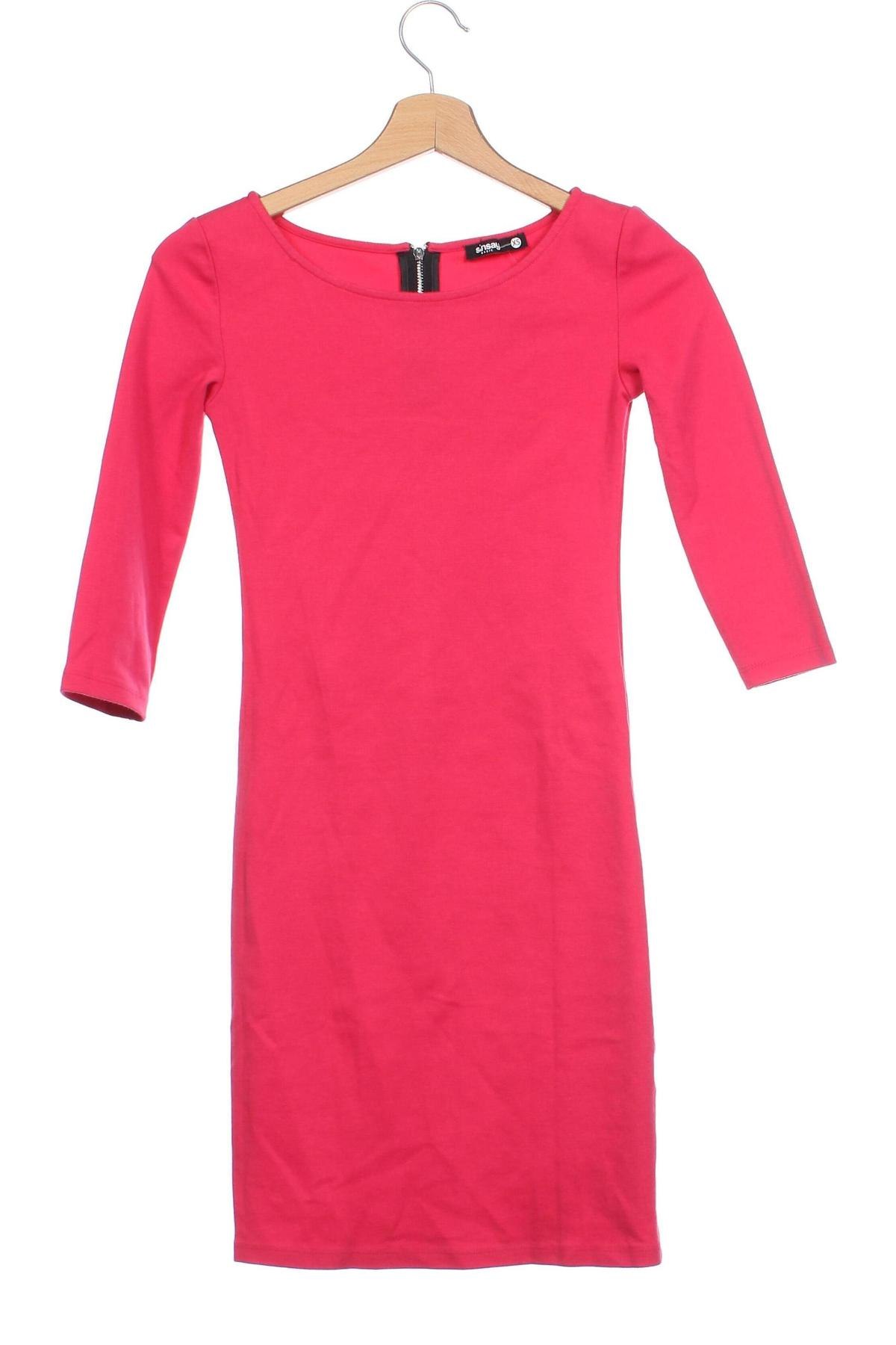 Kleid Sinsay, Größe XS, Farbe Rosa, Preis 9,00 €