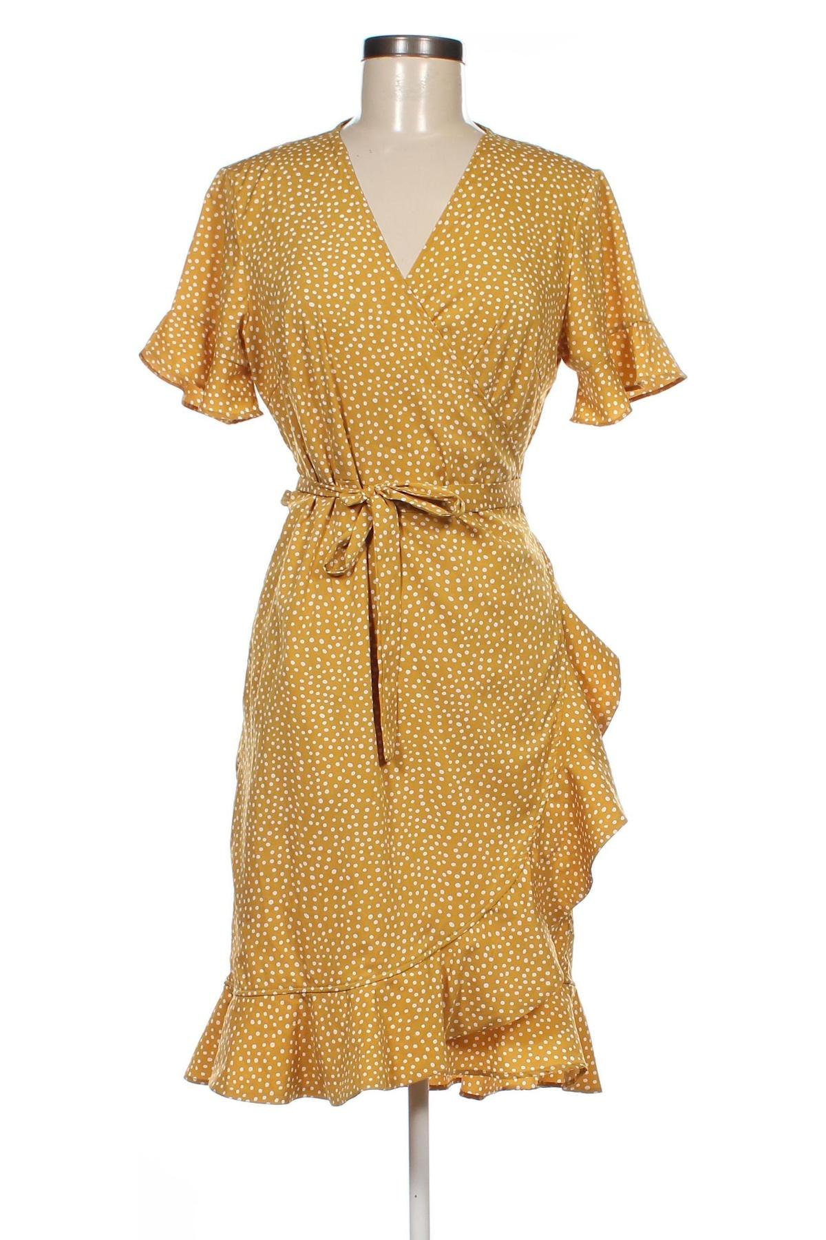 Kleid Vero Moda, Größe L, Farbe Gelb, Preis 9,21 €