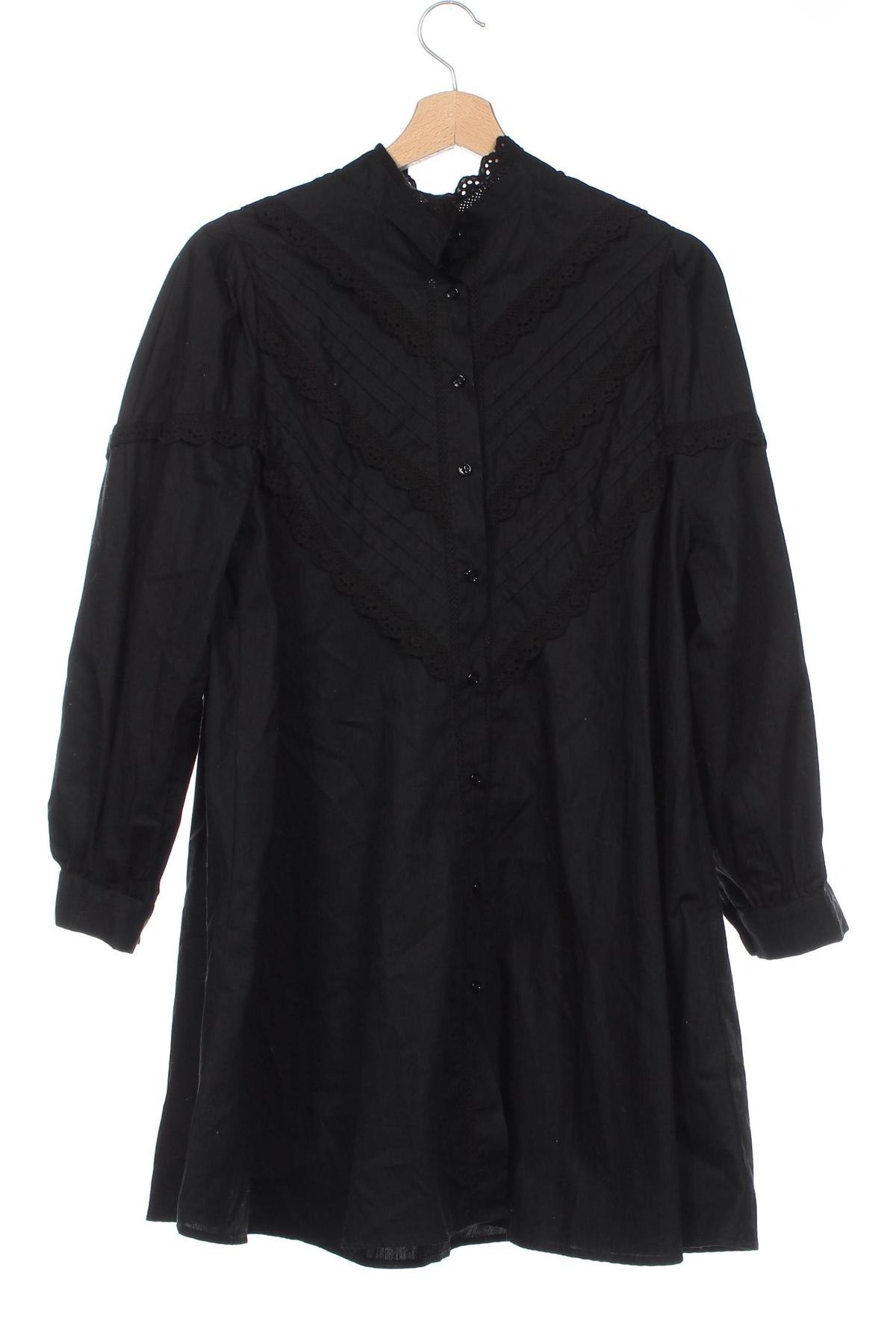 Kleid Zara, Größe XS, Farbe Schwarz, Preis 22,18 €