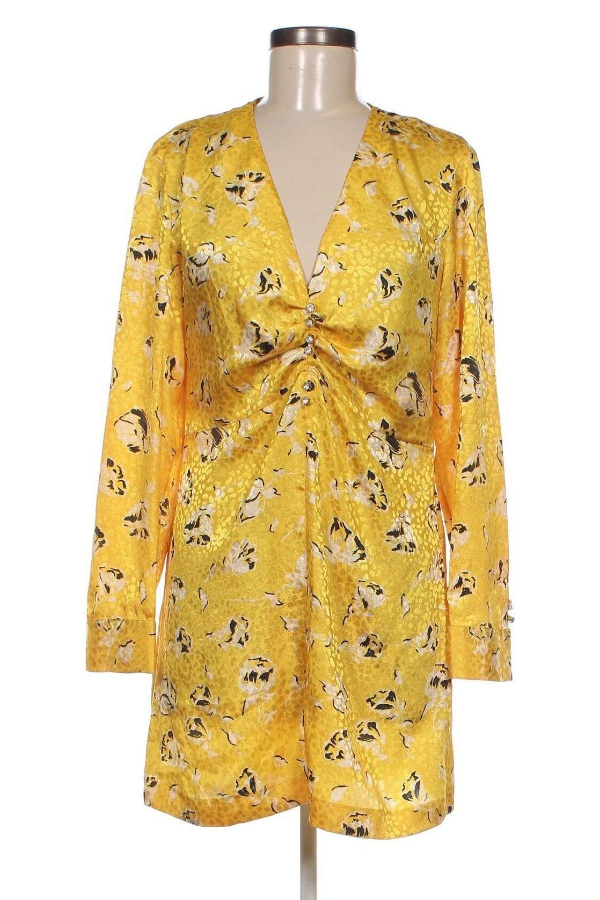 Kleid Zara, Größe M, Farbe Gelb, Preis 8,29 €