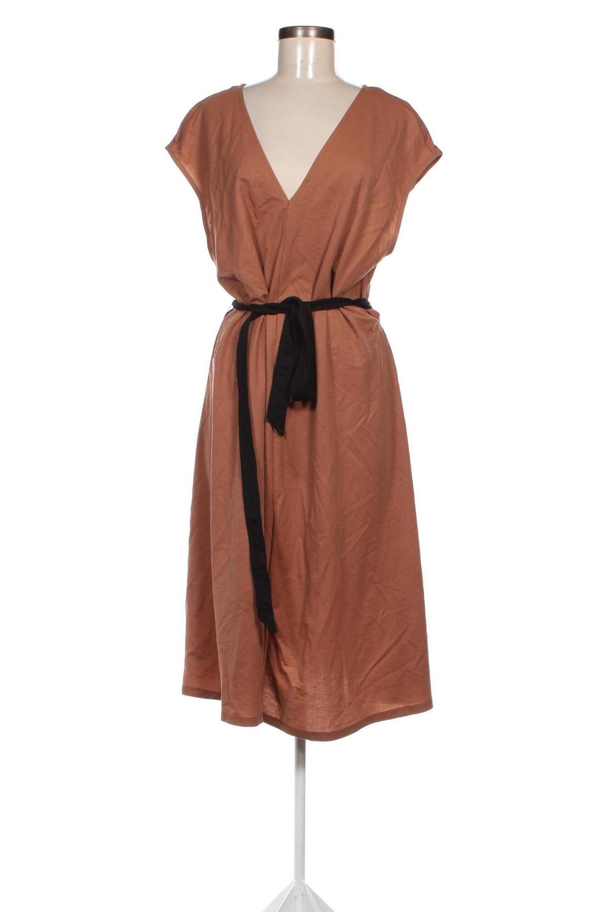 Kleid Zara, Größe XL, Farbe Braun, Preis 14,00 €