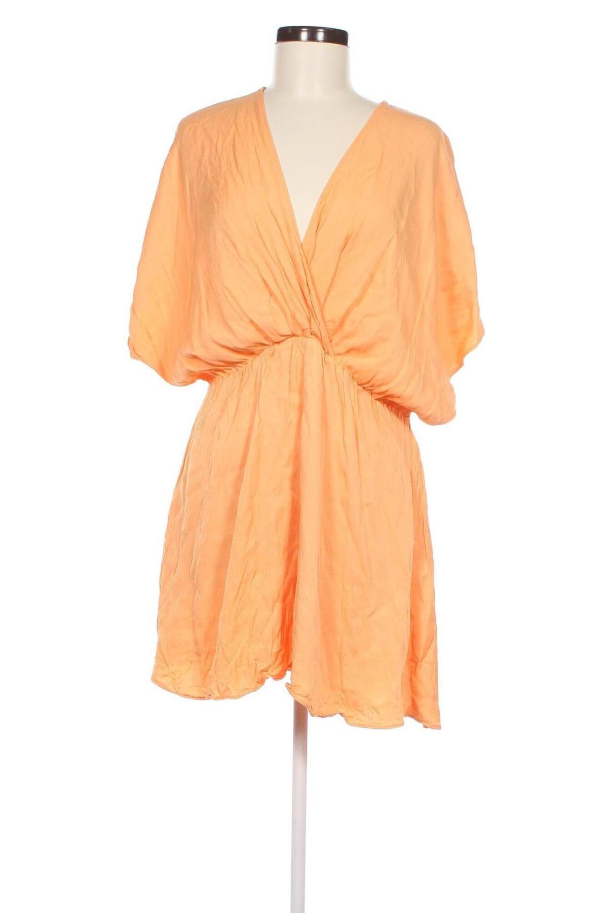 Kleid Zara, Größe L, Farbe Orange, Preis 13,26 €