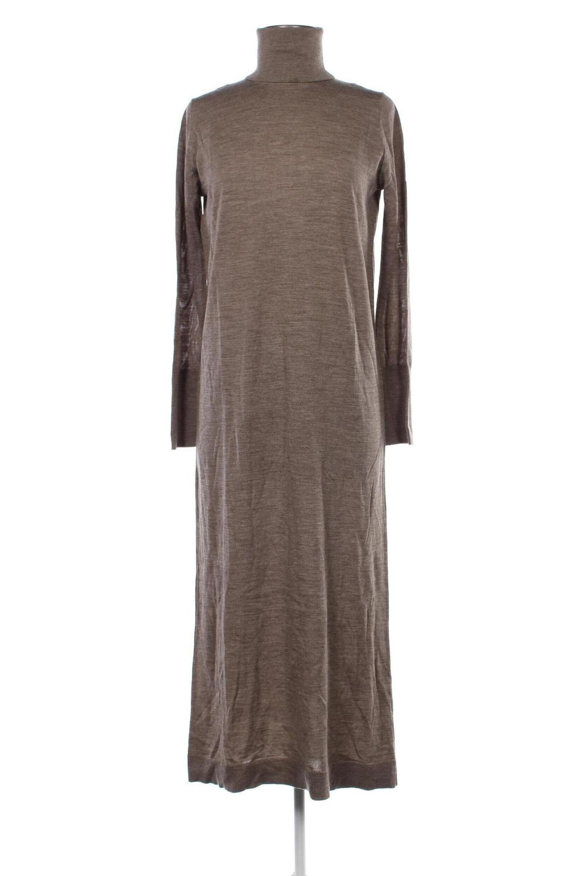 Рокля Zara Knitwear, Размер M, Цвят Бежов, Цена 31,20 лв.