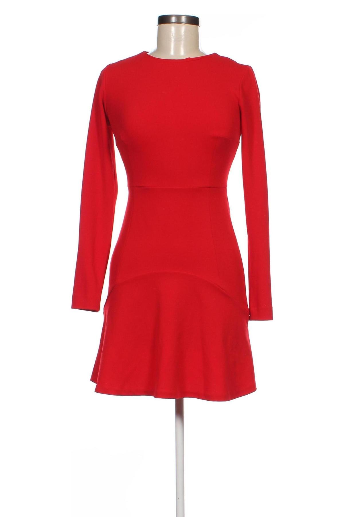 Рокля Zara Trafaluc, Размер S, Цвят Червен, Цена 31,08 лв.