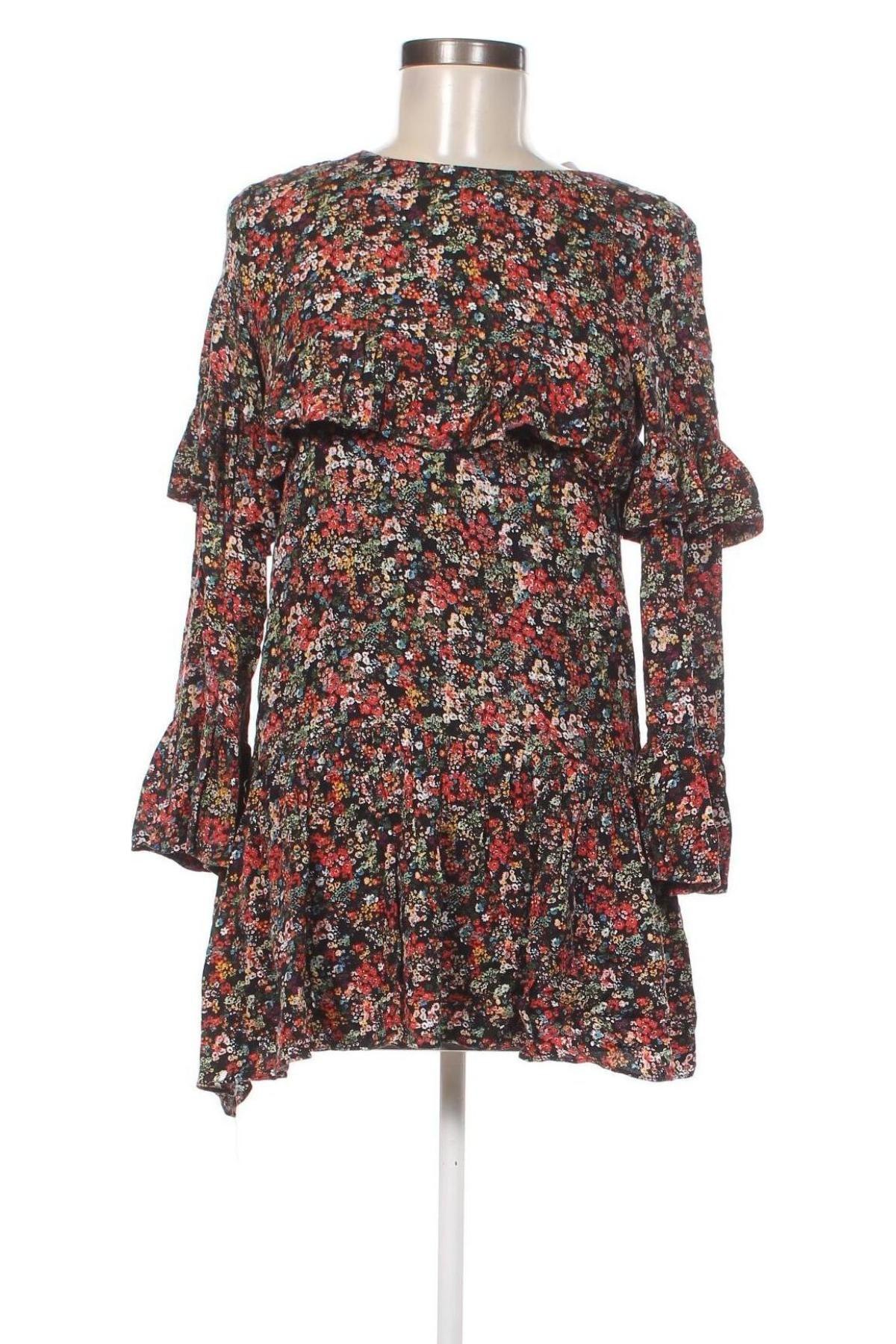 Kleid Zara Trafaluc, Größe XS, Farbe Mehrfarbig, Preis € 16,70